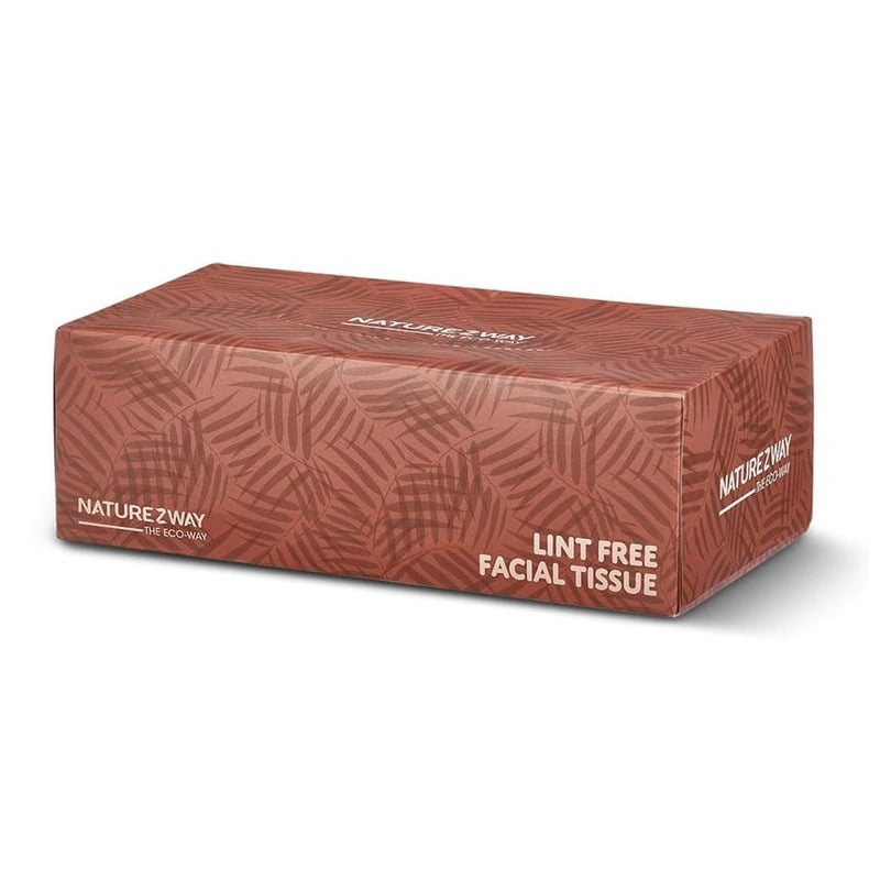 Naturezway Lint-Free Bamboo Facial Tissue, 2-Ply, 120 sheets, 30/boxes