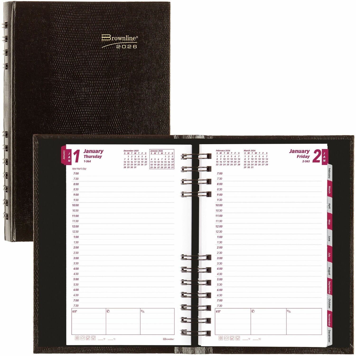 Brownline CoilProTM Daily/Monthly Planner