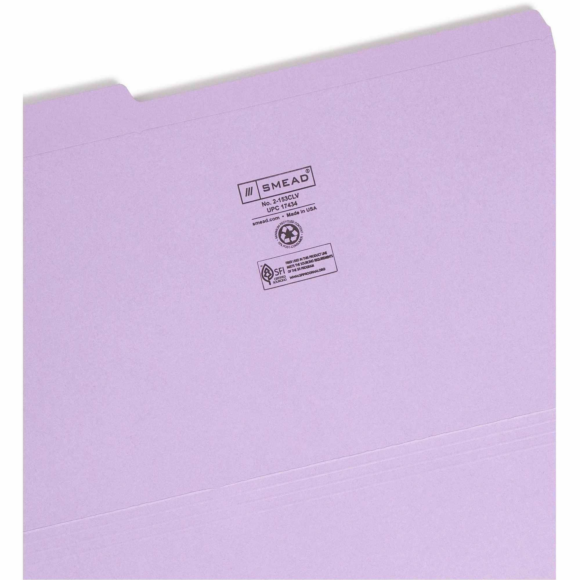 Wholesale Colored Folders: Discounts on Smead Colored Folders with Reinforced Tab SMD17434