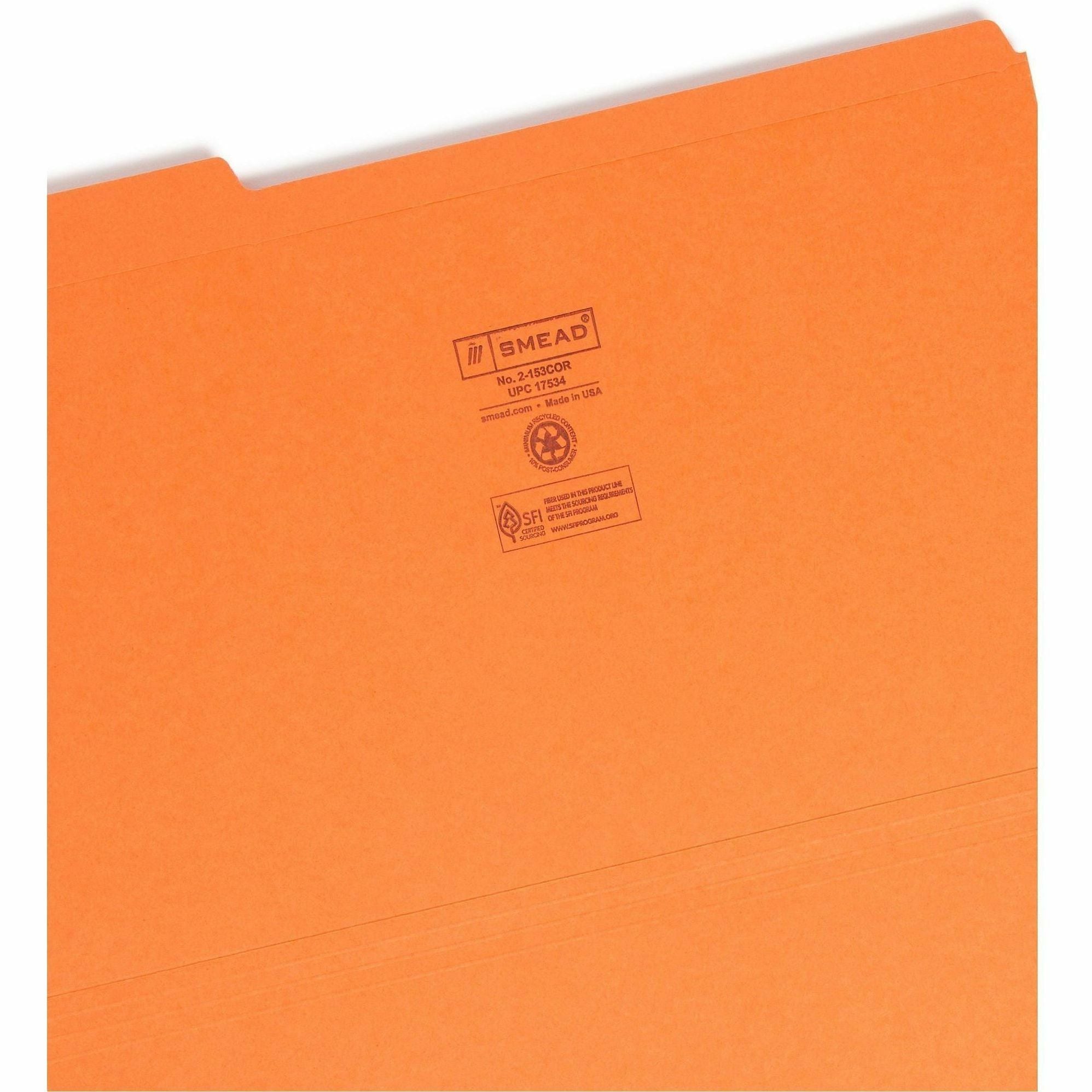 Wholesale Colored Folders: Discounts on Smead Colored Folders with Reinforced Tab SMD17534