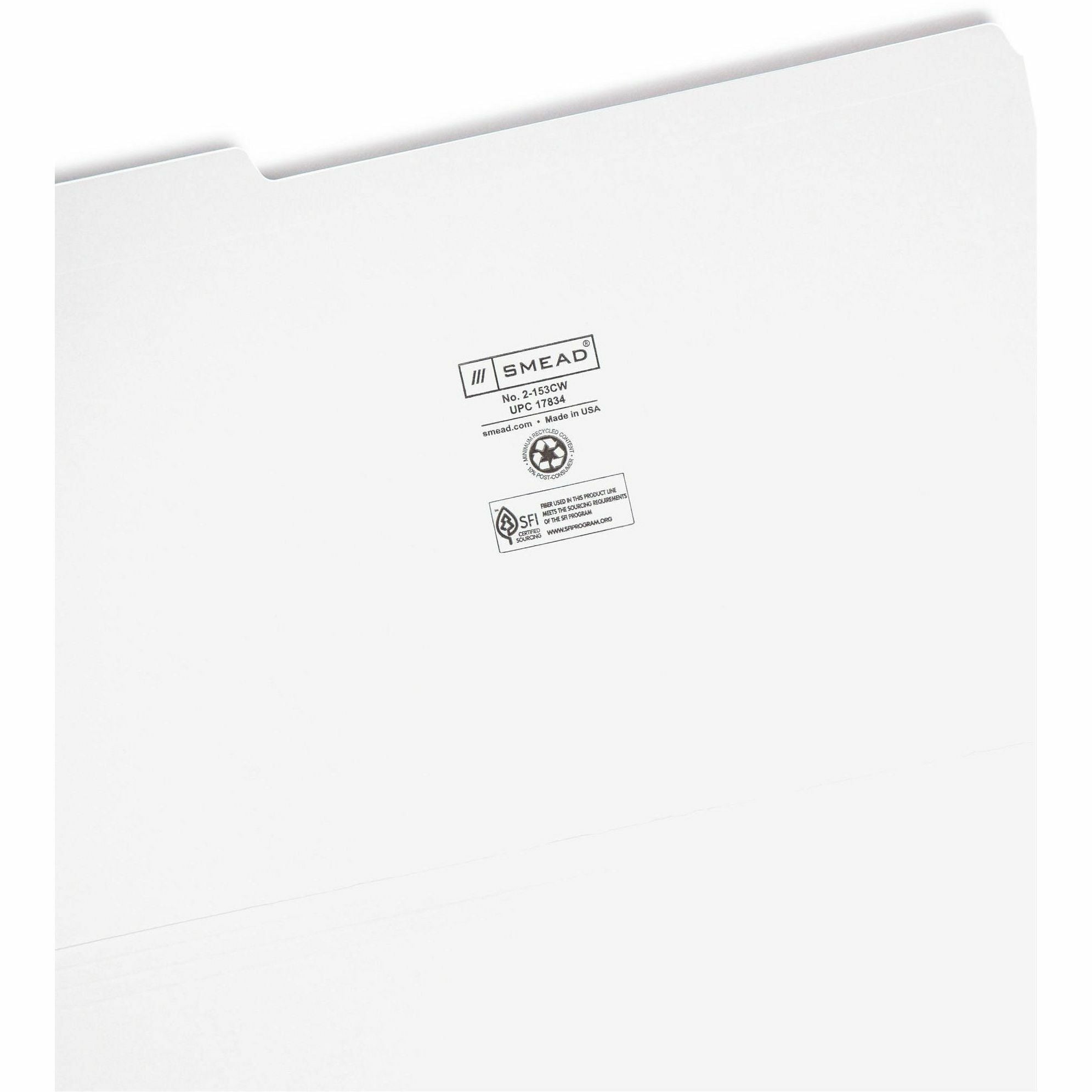 Wholesale Colored Folders: Discounts on Smead Colored Folders with Reinforced Tab SMD17834