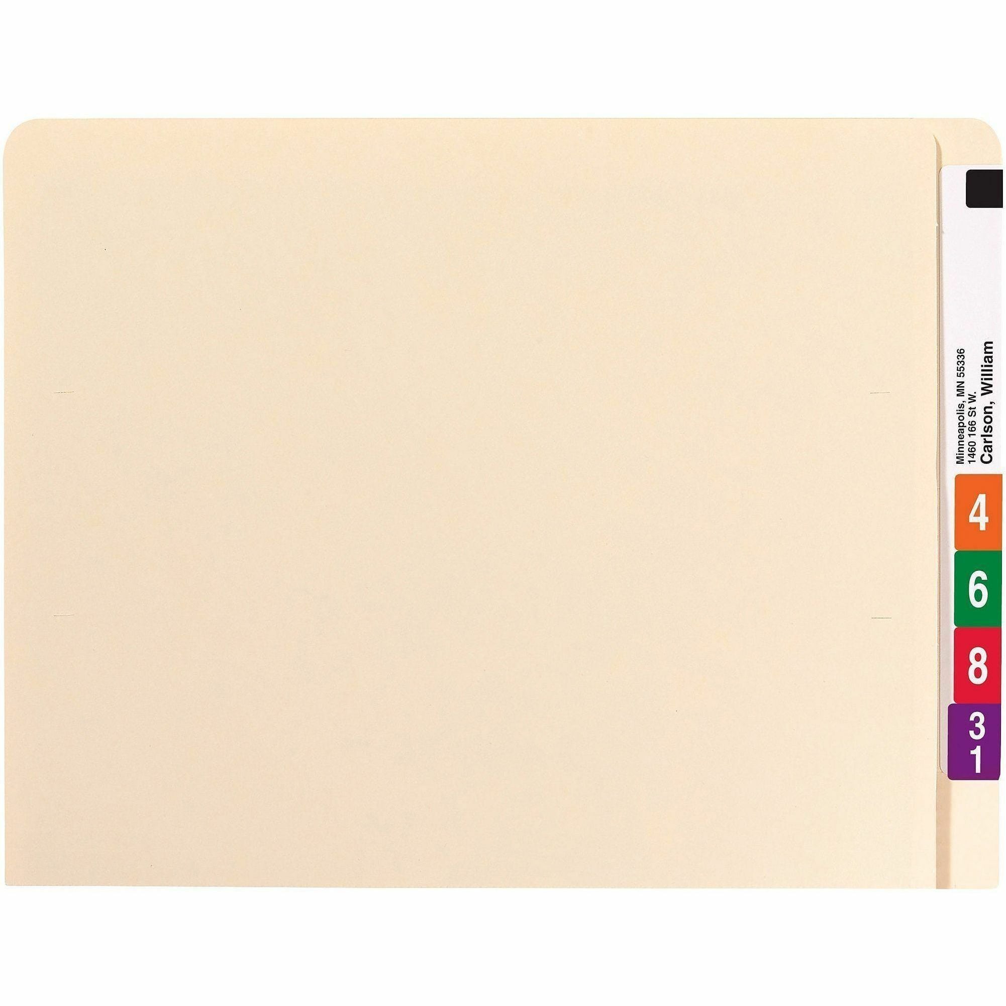 Wholesale End Tab Manila Folders: Discounts on Smead End Tab Manila Folders with Extended Tab SMD24250