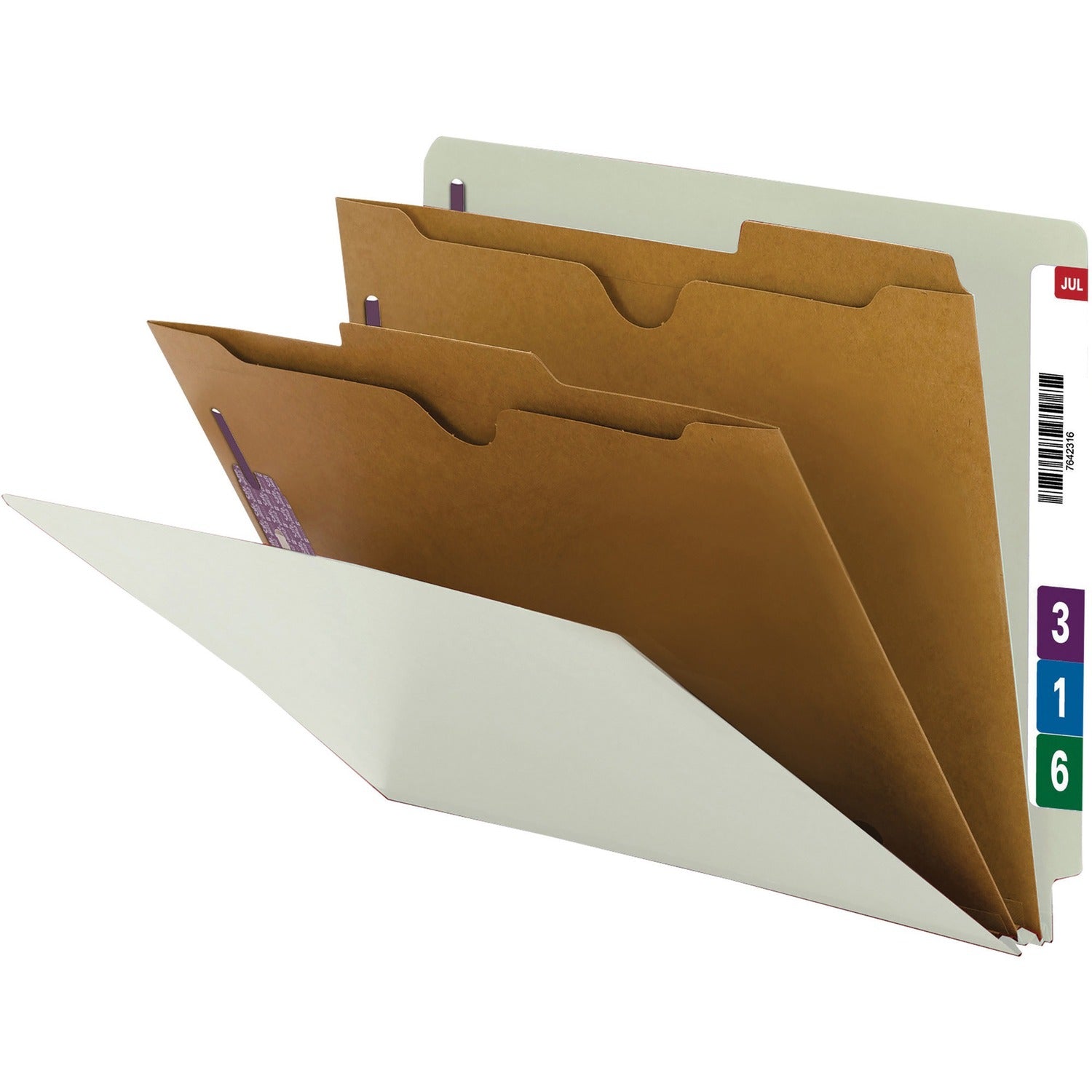 Wholesale End Tab Classification Folders: Discounts on Smead End Tab Classification Folders with Pocket-Style DividersÃœ SMD26710