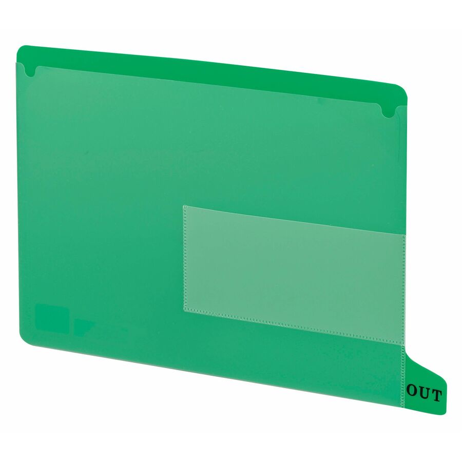 Wholesale End Tab Poly Out Guides: Discounts on Smead End Tab Poly Out Guides, Two-Pocket Style SMD61952