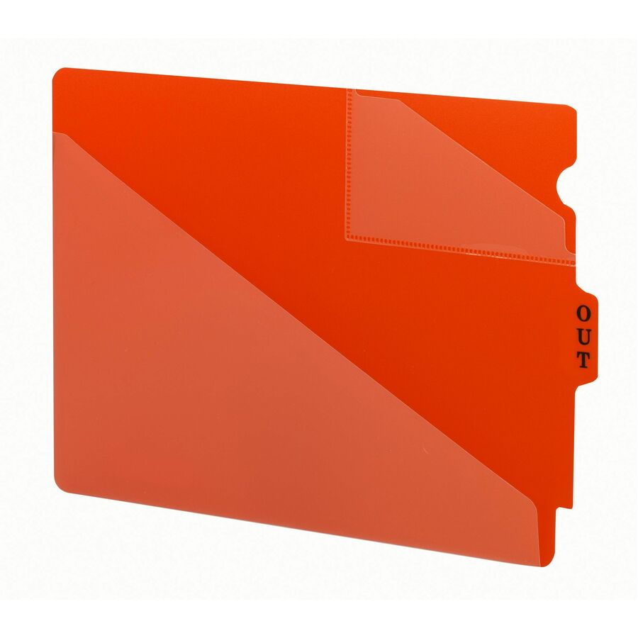 Wholesale End Tab Poly Out Guides: Discounts on Smead End Tab Poly Out Guides, Two-Pocket Style SMD61960