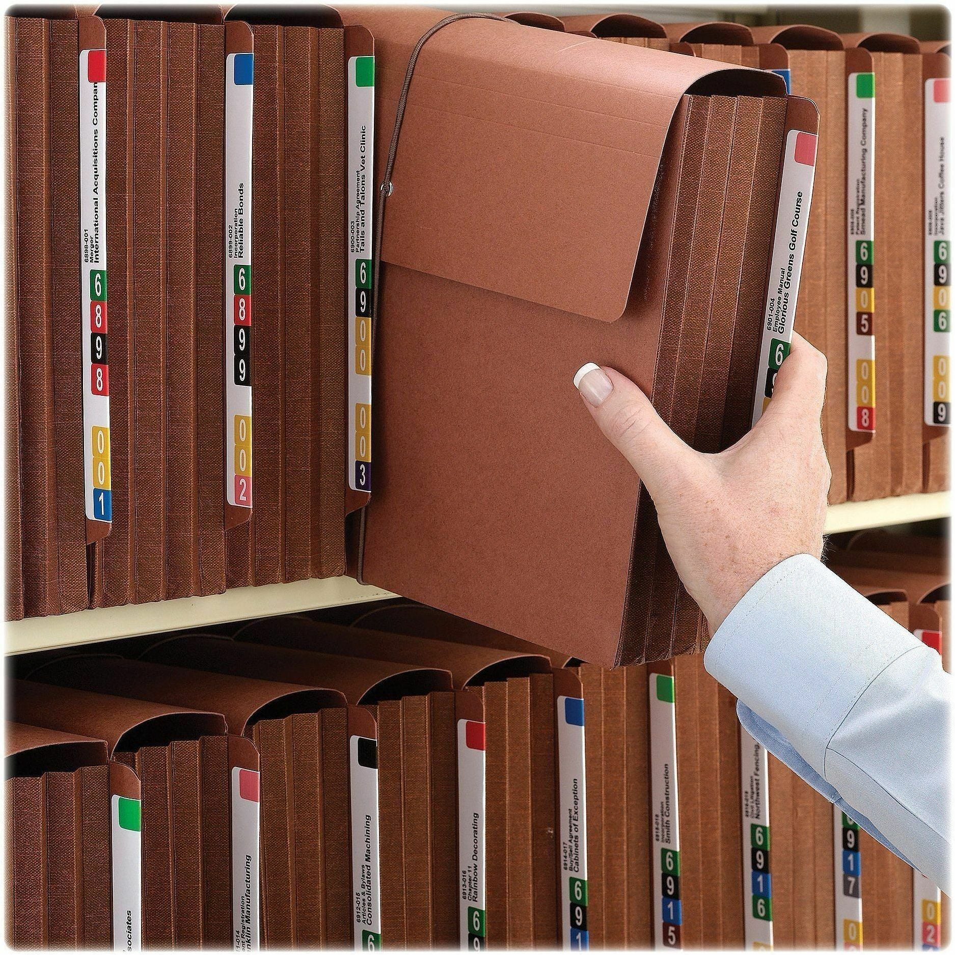 Wholesale End Tab Wallets: Discounts on Smead Redrope Extra Wide End Tab Wallets SMD71148