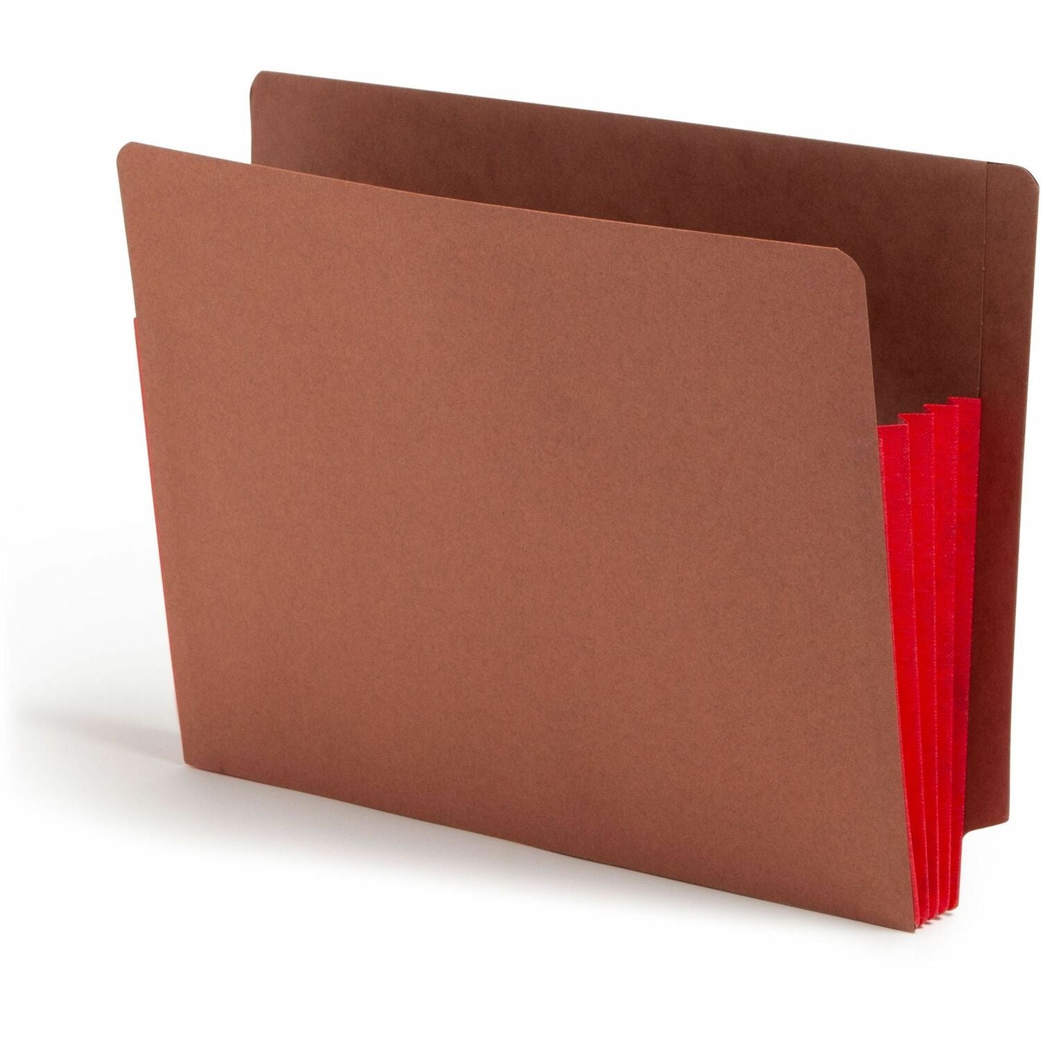 Wholesale End-Tab File Pockets: Discounts on Smead Red Rope End-Tab File Pockets with Colored Gussets SMD73686