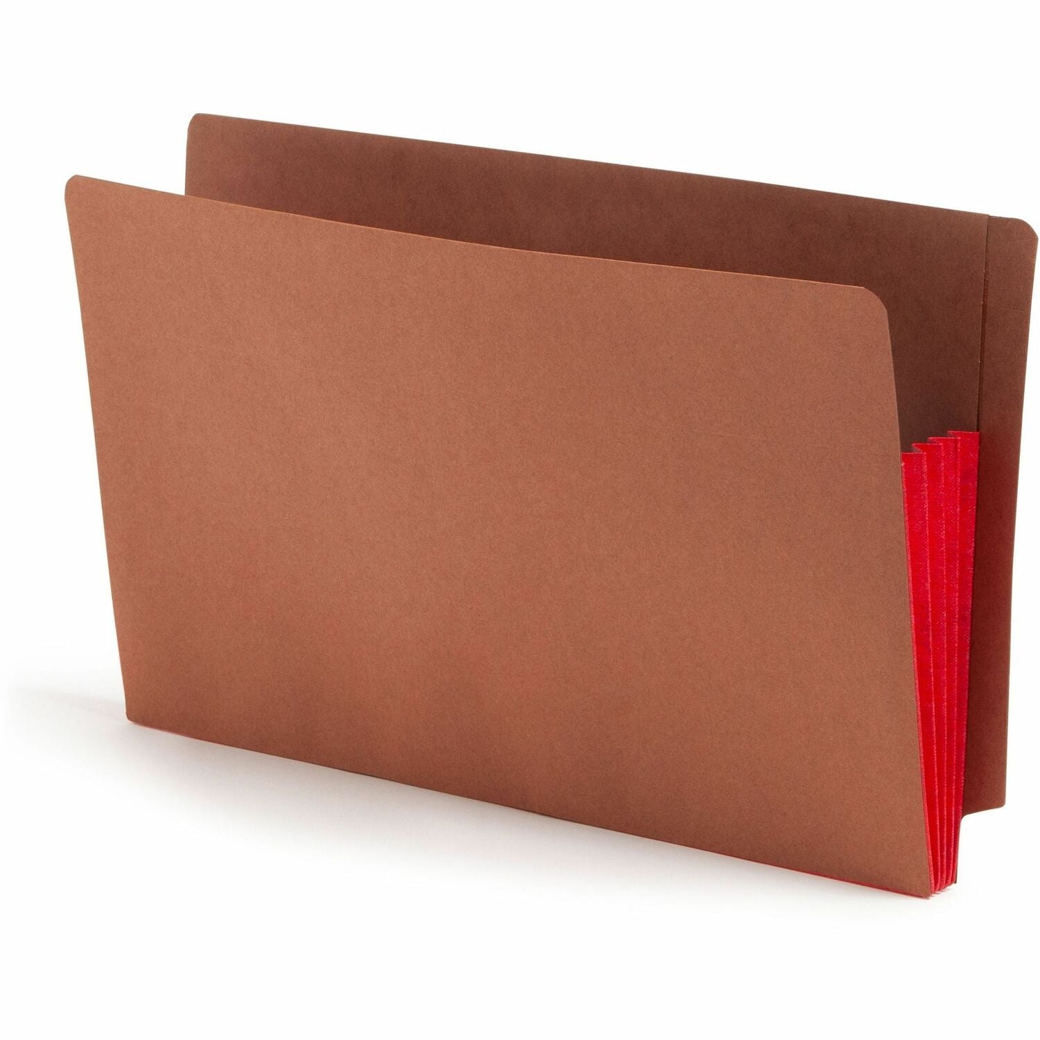 Wholesale End-Tab File Pockets: Discounts on Smead Red Rope End-Tab File Pockets with Colored Gussets SMD74686