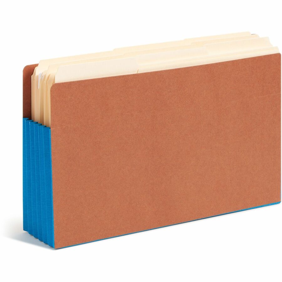 Wholesale Redrope End Tab Pockets: Discounts on Smead Extra Wide 5-1/4" Redrope End Tab Pockets SMD74689