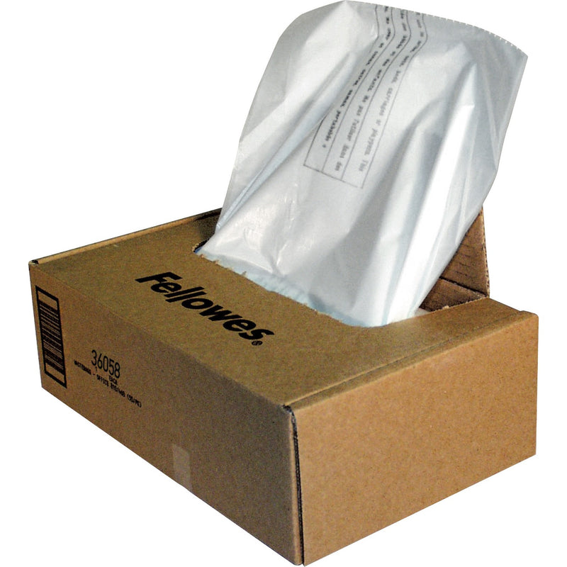 Wholesale Shredder Bags & Accessories: Discounts on Fellowes Waste Bags for 425 and 485 Series Shredders FEL3605801