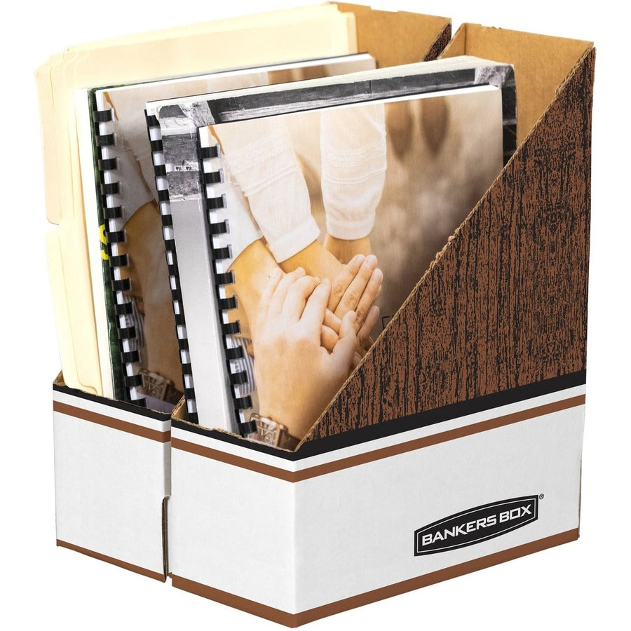 Wholesale Magazine Files: Discounts on Fellowes Bankers Box Magazine Files - Oversized Letter FEL07224