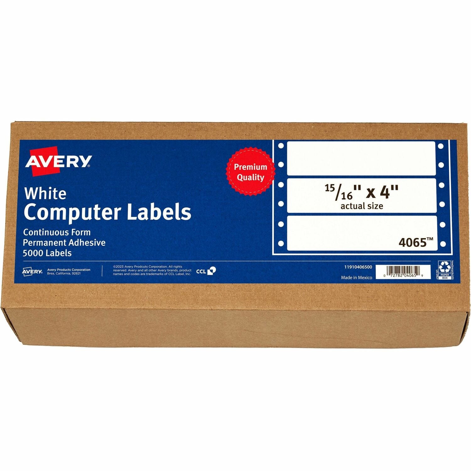 Avery Continuous Addressing Label