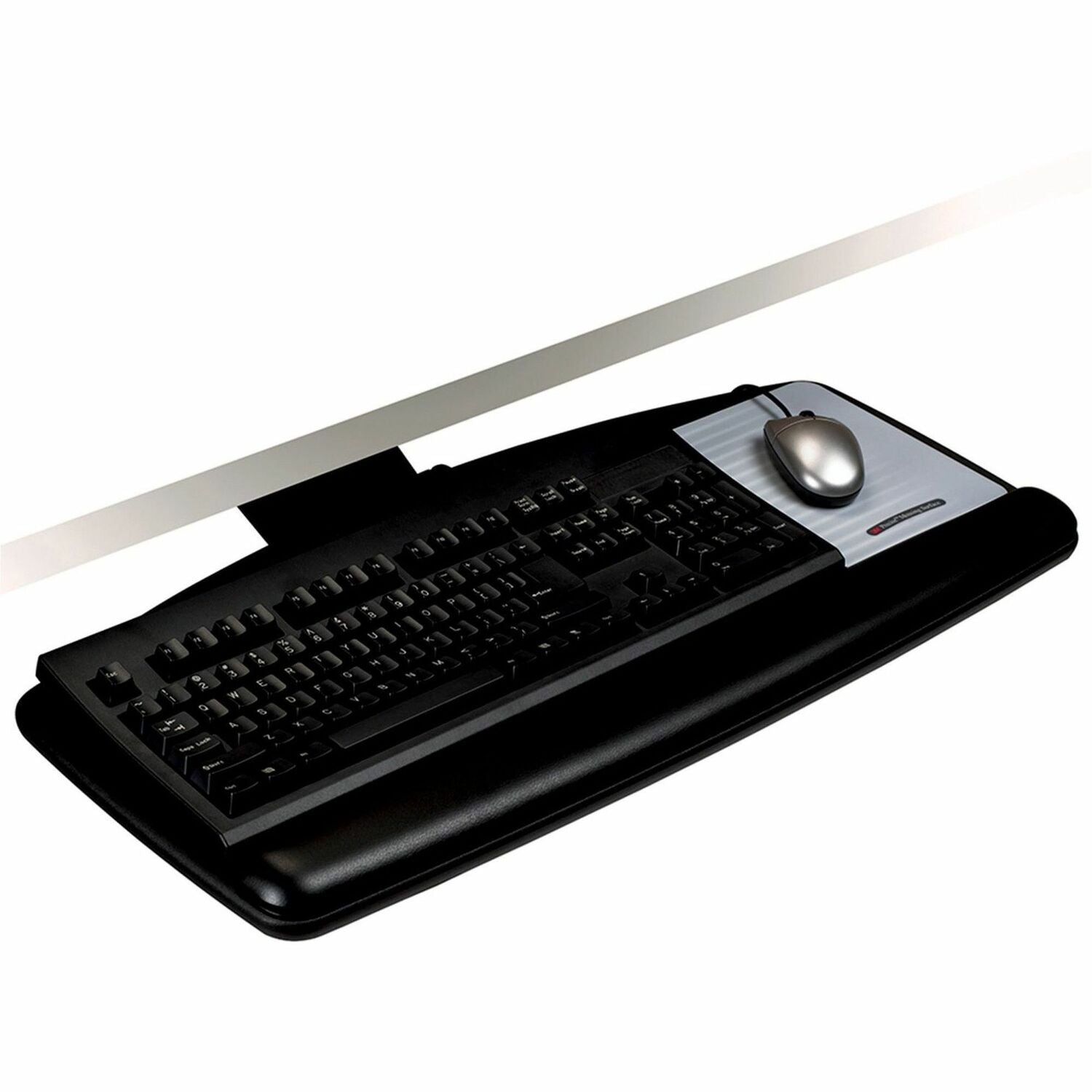 Wholesale Keyboard Trays: Discounts on 3M&trade; Easy Adjust Keyboard Tray with Standard Keyboard and Mouse Platform MMMAKT90LE
