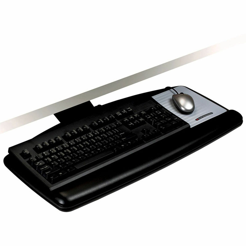 Wholesale Keyboard Trays: Discounts on 3M&trade; Easy Adjust Keyboard Tray with Standard Keyboard and Mouse Platform MMMAKT90LE