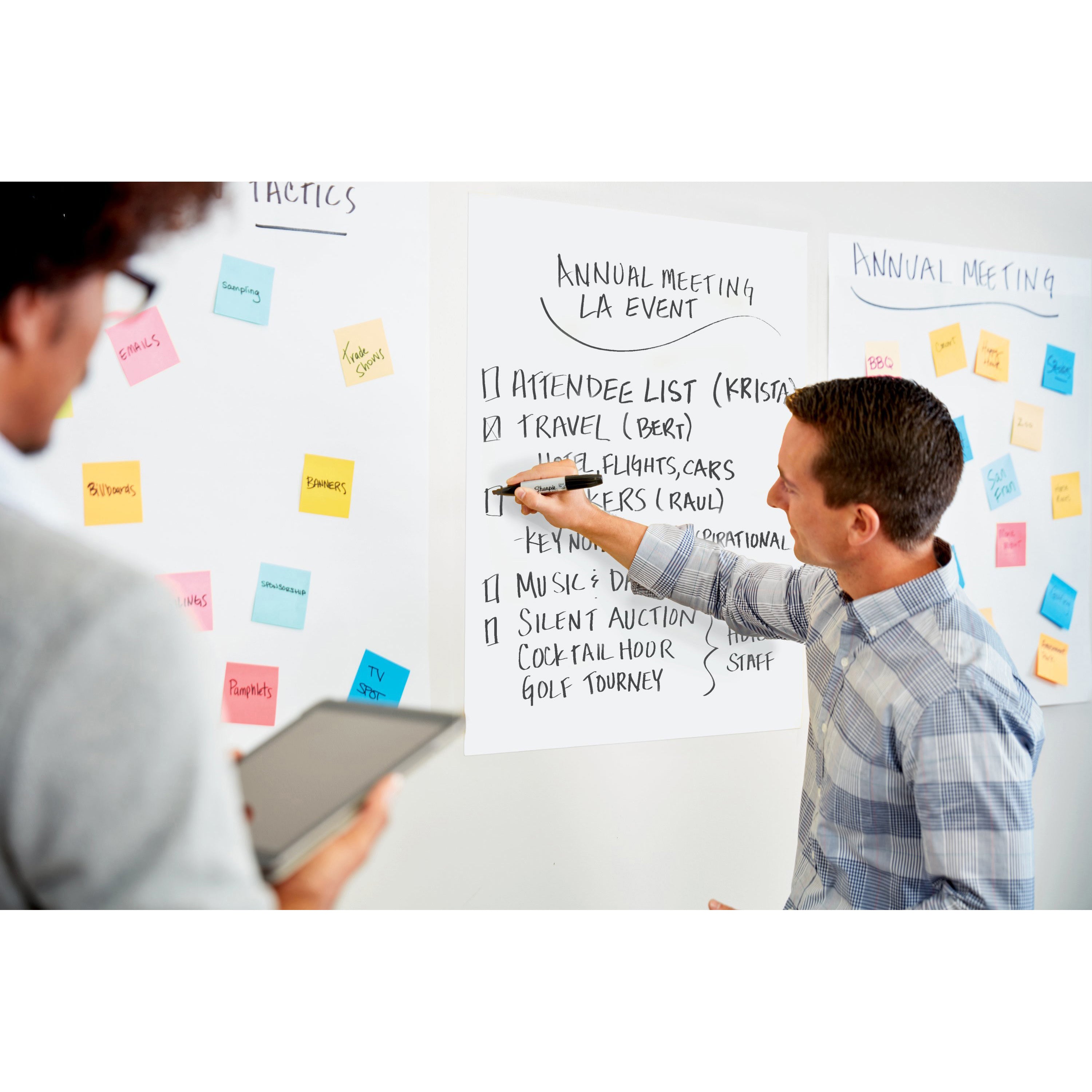 Post-it&reg; Easel Pad made with Recycled Paper, 25" x 30", White