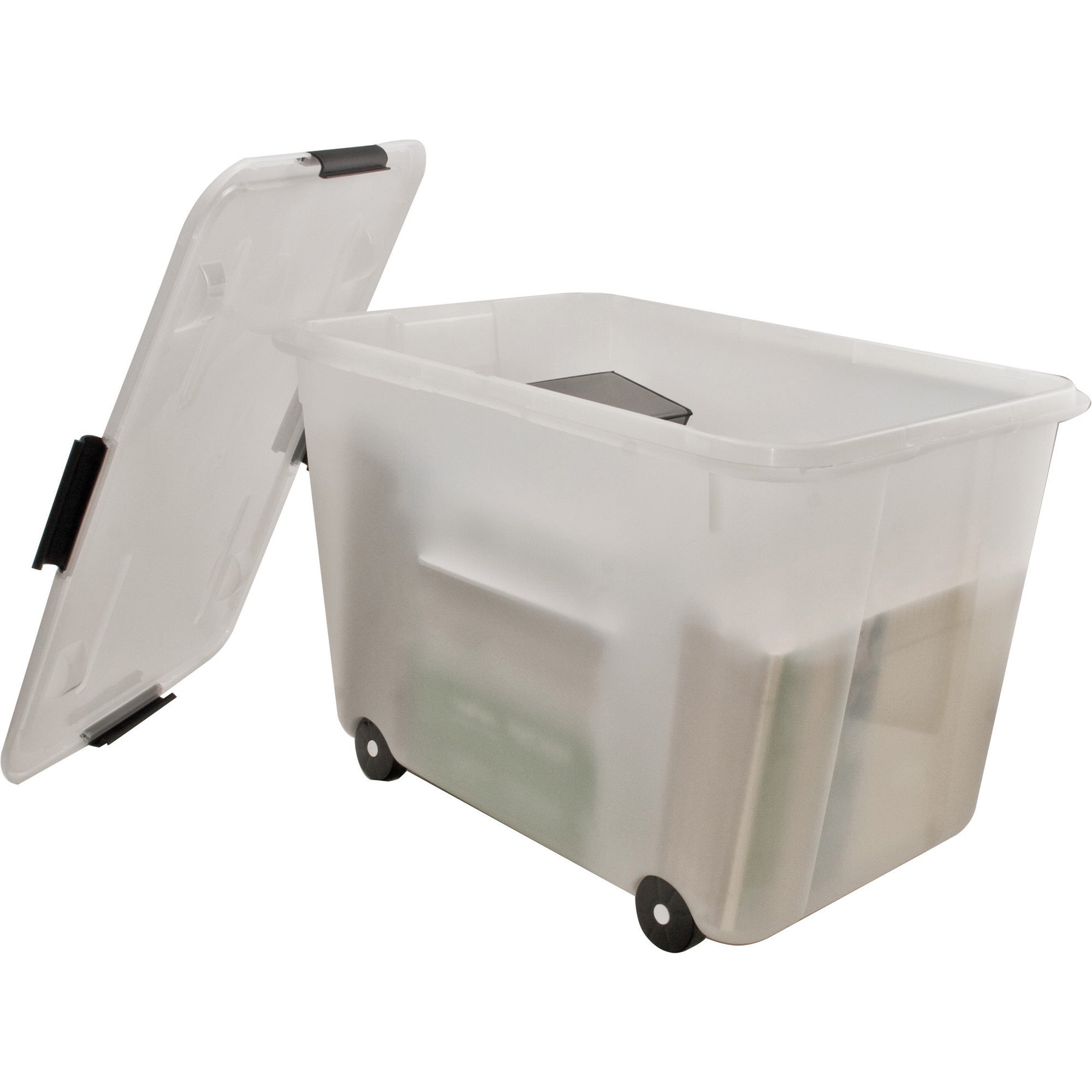 Wholesale Shipping & Storage Boxes & Bins: Discounts on Advantus 15-gallon Rolling Storage Tub AVT34009