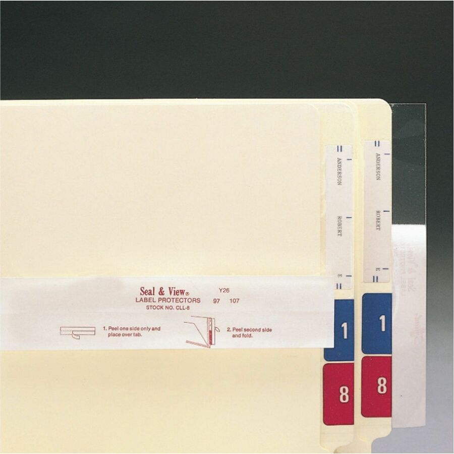 Wholesale Clear Label Protectors: Discounts on Smead Seal and View&reg; Clear Label Protectors SMD67608