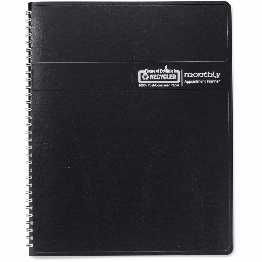 House of Doolittle MONTHLY PLANNER, 14 MOS BLK