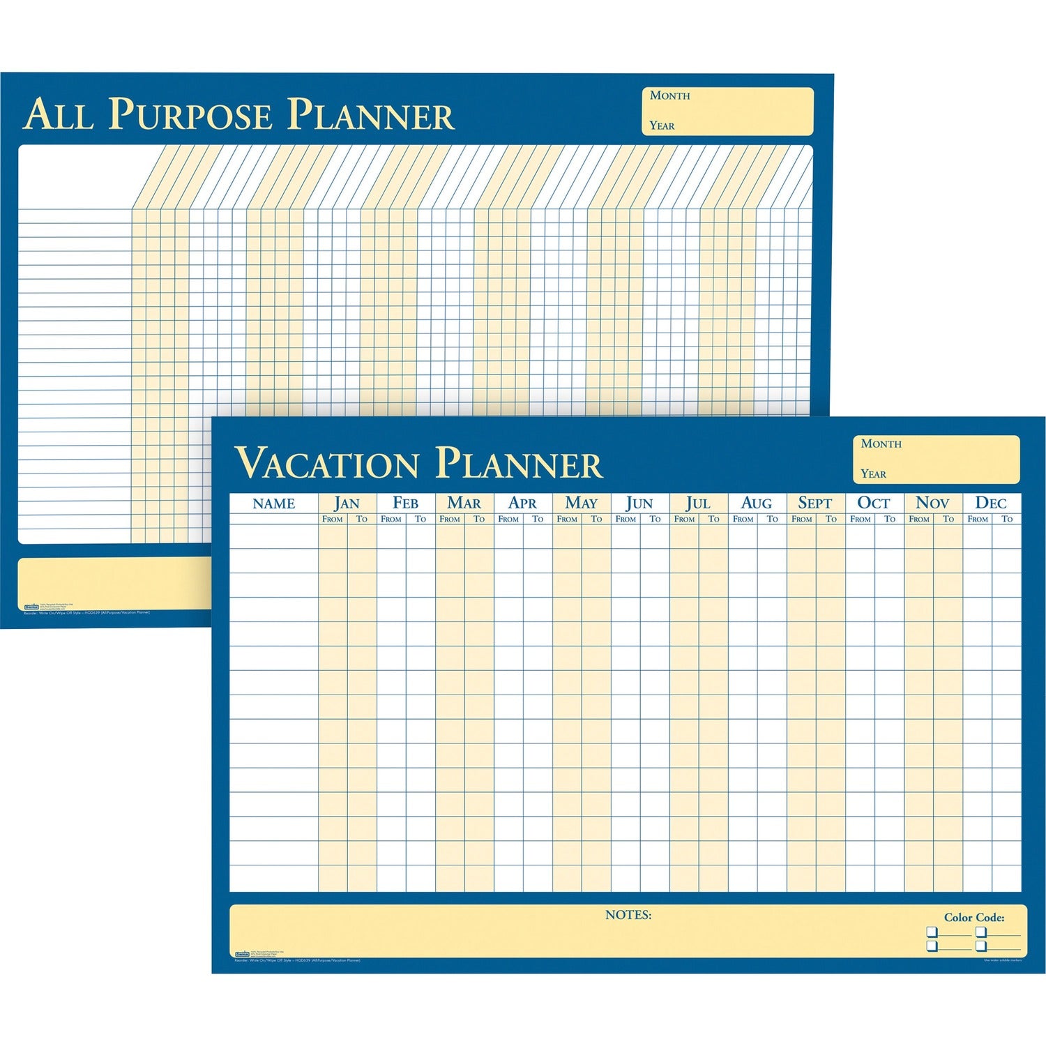 House of Doolittle VACATION PLANNER/NONDATED