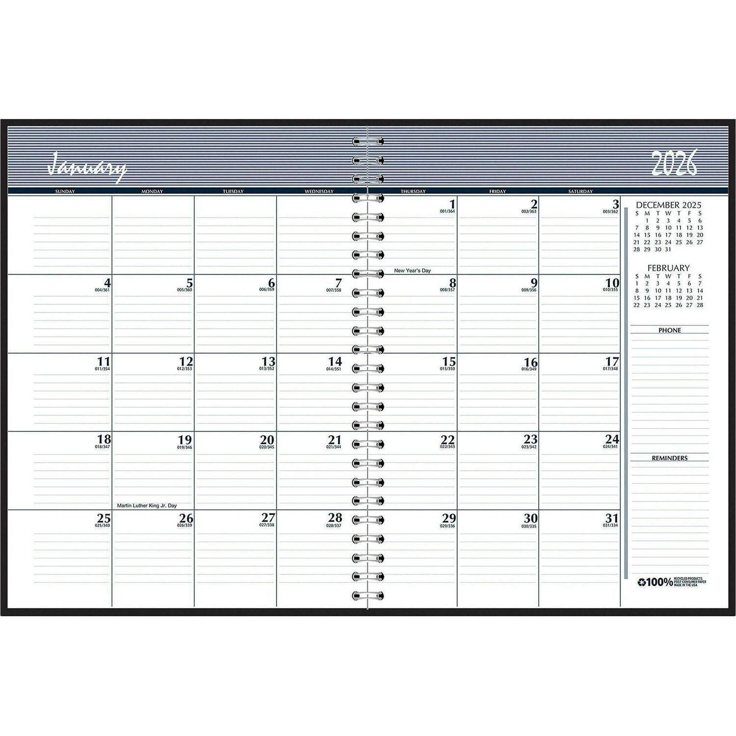House of Doolittle MONTHLY PLANNER, 14 MONTH