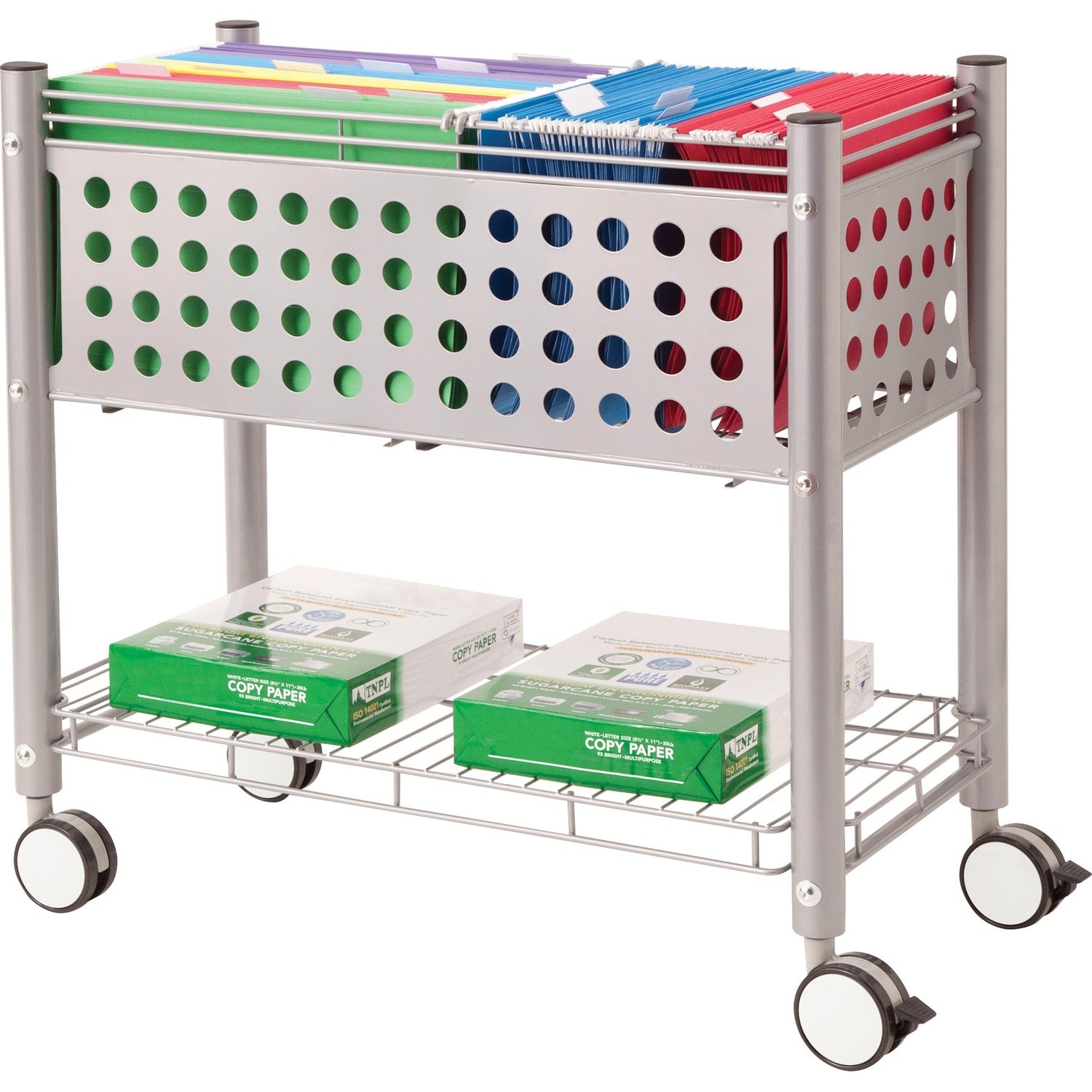 Discounts on Vertiflex Open Top Rolling File Cart VRTVF52000