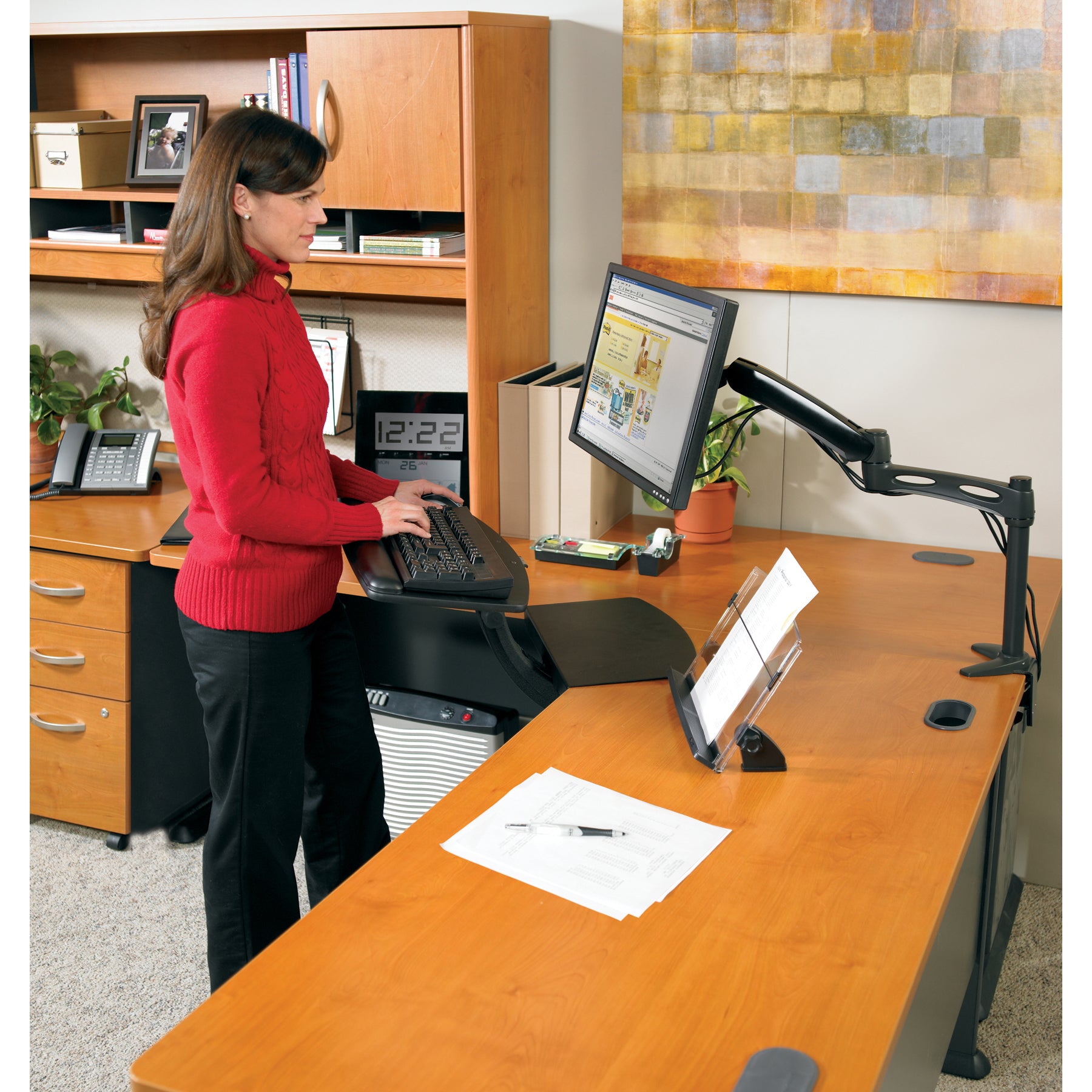 Wholesale Keyboard Trays: Discounts on 3M AKT170LE Adjustable Keyboard Tray MMMAKT170LE