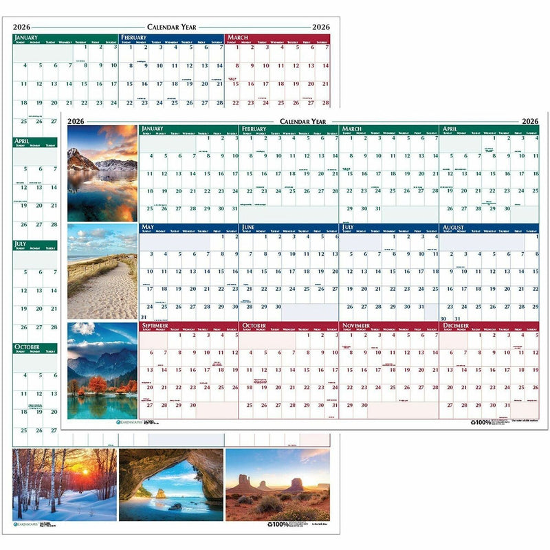 House of Doolittle EARTHSCAPES LAM. WALL PLANNER