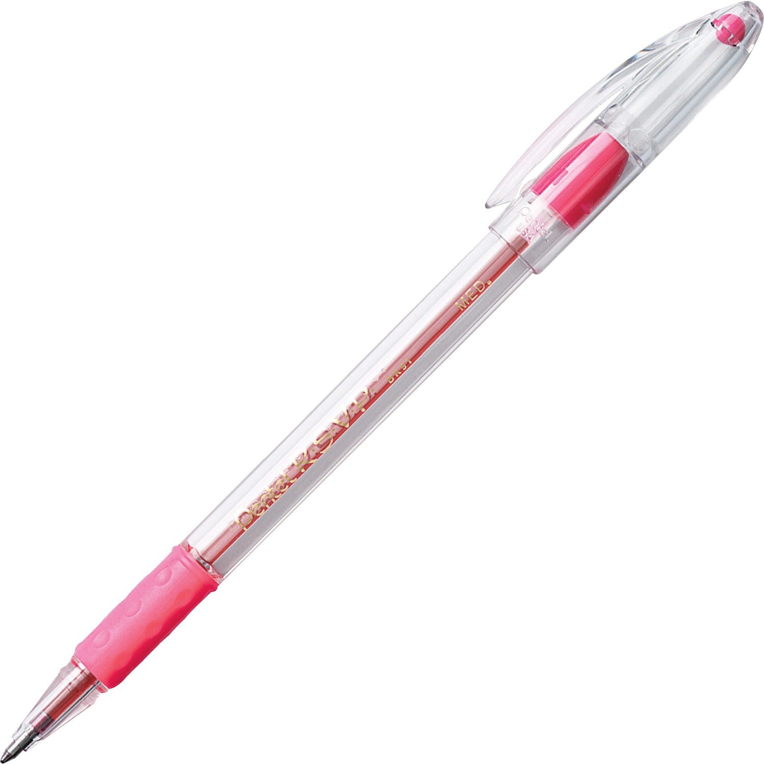 Wholesale Ballpoint Pens: Discounts on Pentel R.S.V.P Pink Medium Point Ballpoint Pen PENBK91P