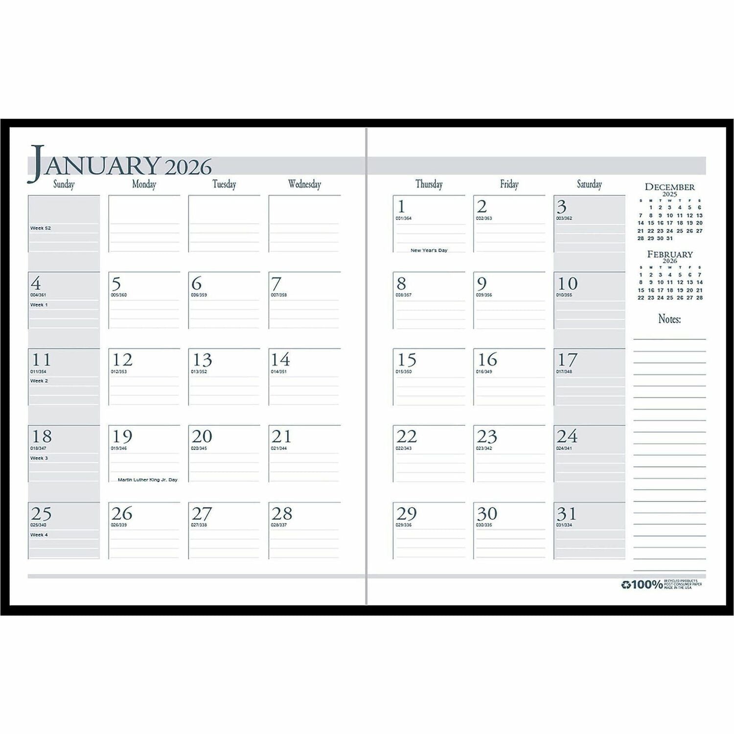 House of Doolittle MONTHLY PLANNER, 14 MOS.