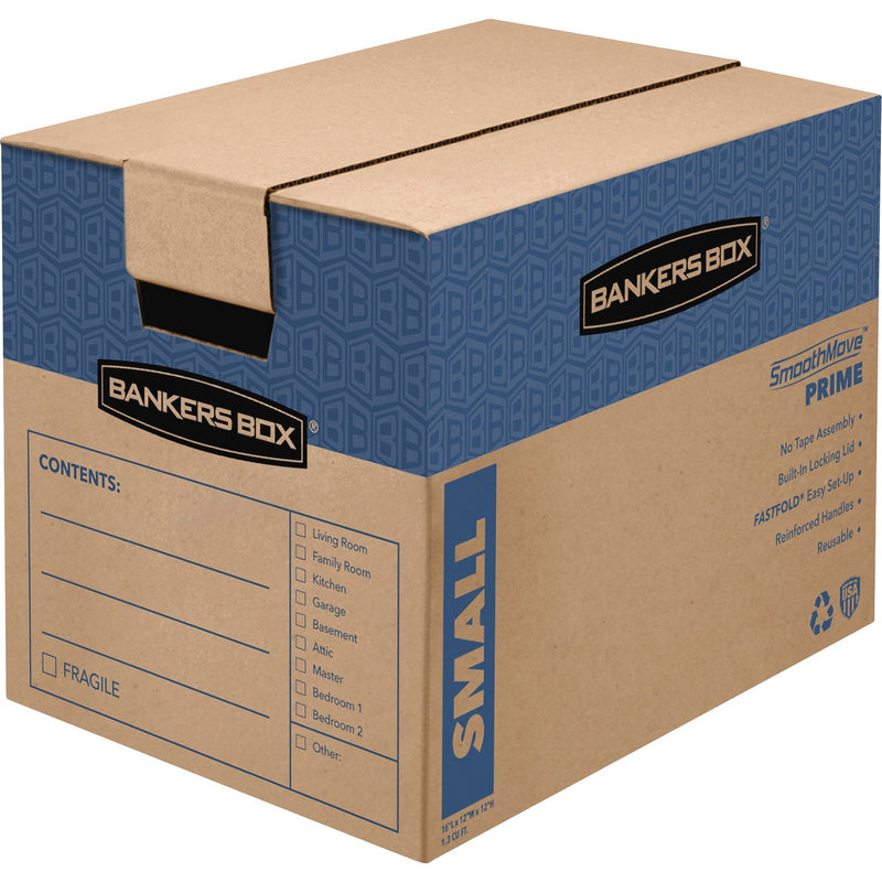 Wholesale Moving Boxes: Discounts on Fellowes Bankers Box SmoothMove&trade; Prime Moving Boxes, Small FEL0062701