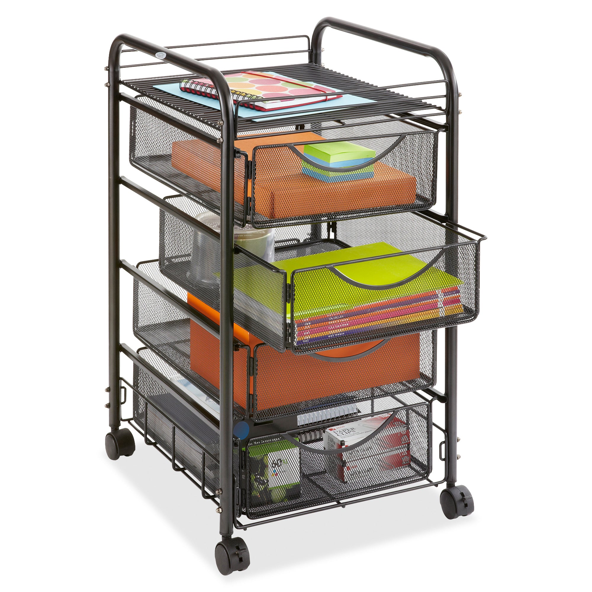 Safco Onyx Double Mesh Mobile File Cart