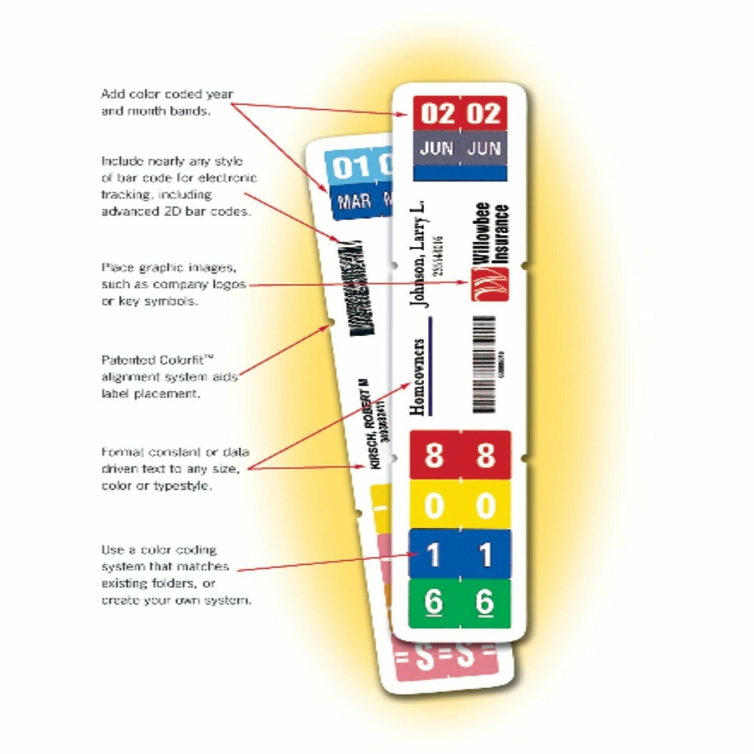 Wholesale ColorBar Label: Discounts on Smead ColorBar Label SMD02482