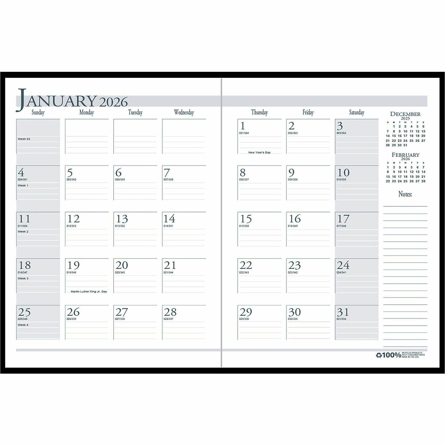 House of Doolittle MONTHLY PLANNER, 14 MOS