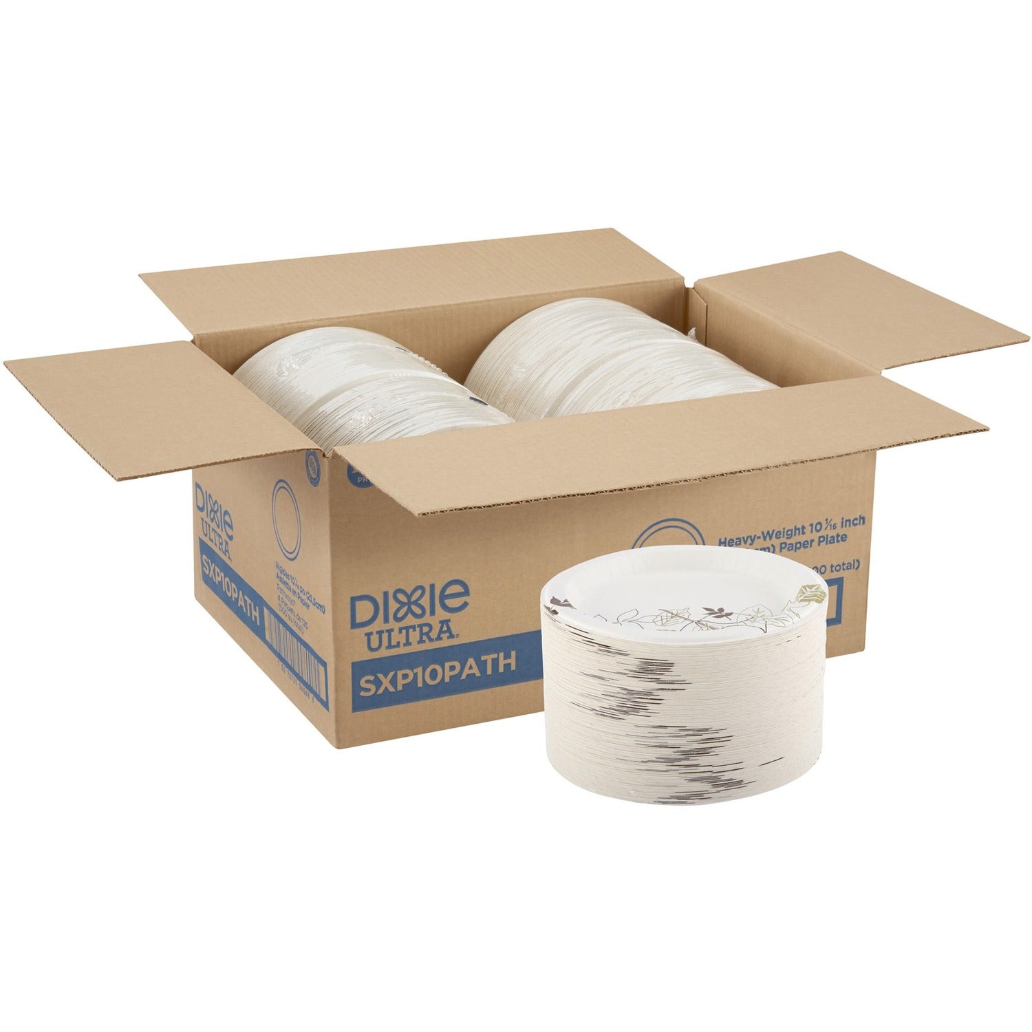 Wholesale Dixie Plates: Discounts on Dixie Pathways Heavyweight Paper Plates DXESXP10PATHCT
