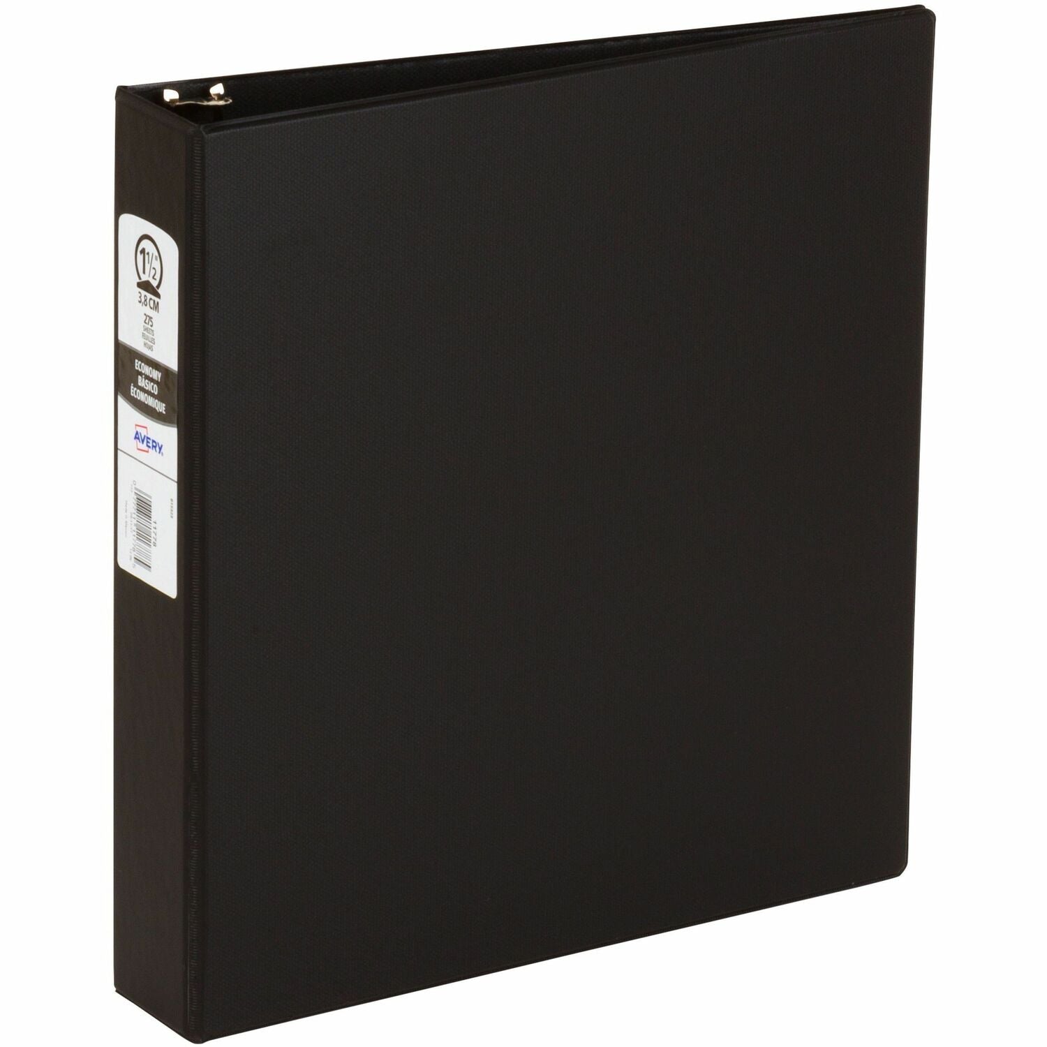 Avery Economy 3 Ring Binder, 1.5" Round Rings, Assorted (Black, Pacific Blue) Color Will Vary, 1 Binder (11778)