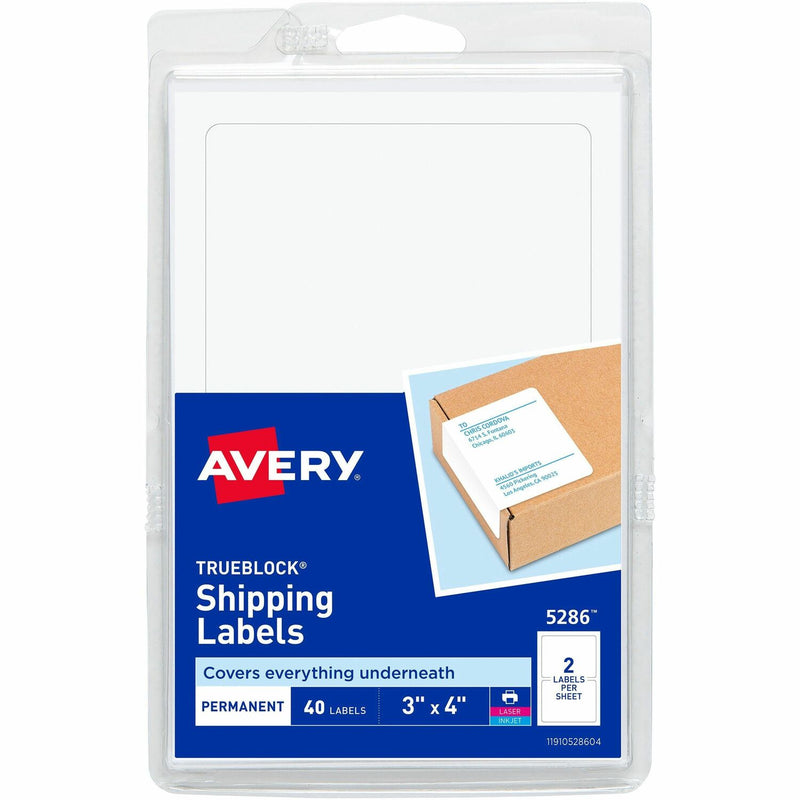 Avery&reg; TrueBlock Permanent Shipping Labels