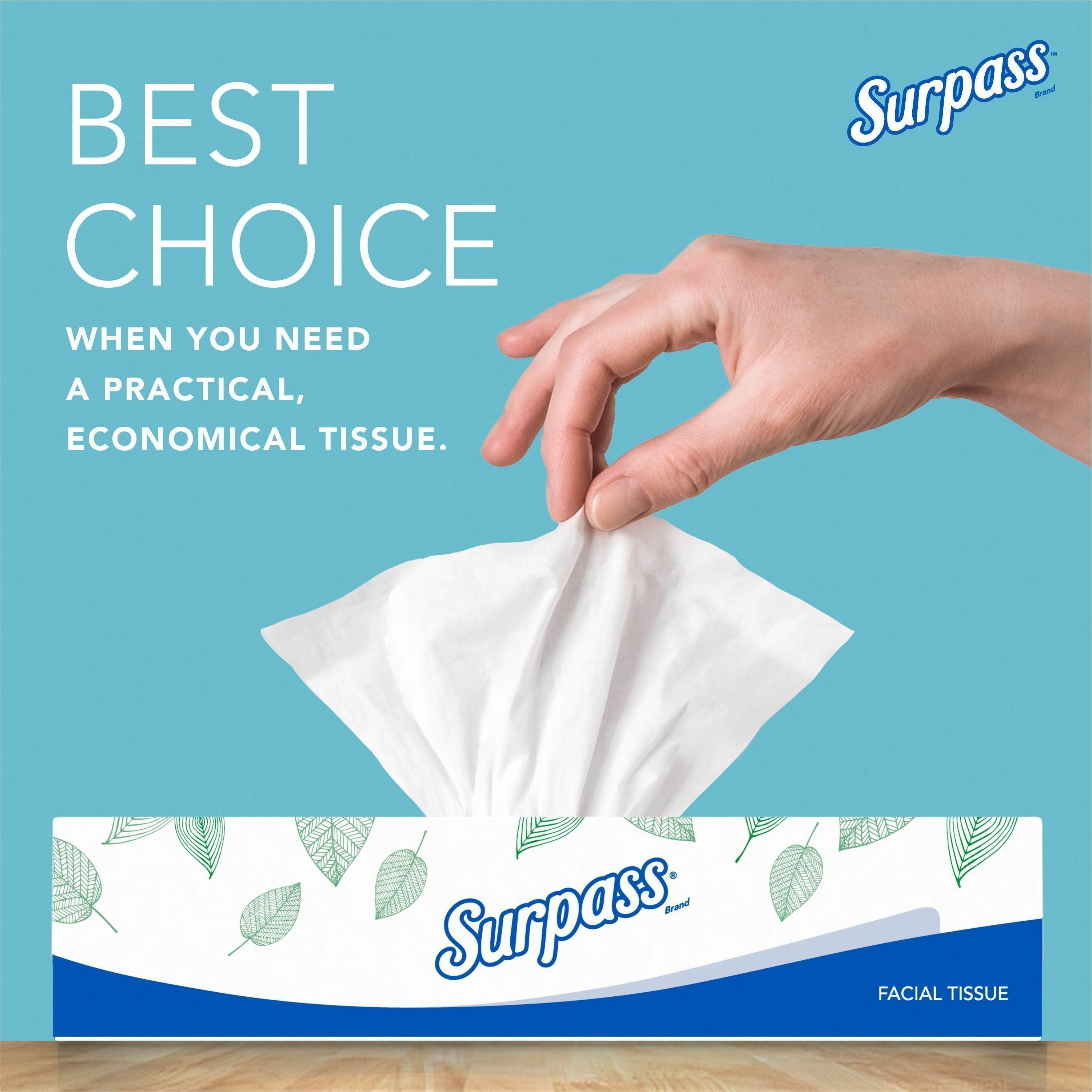 Wholesale Surpass Flat Box Facial Tissue: Discounts on Surpass Flat Box Facial Tissue KCC21340