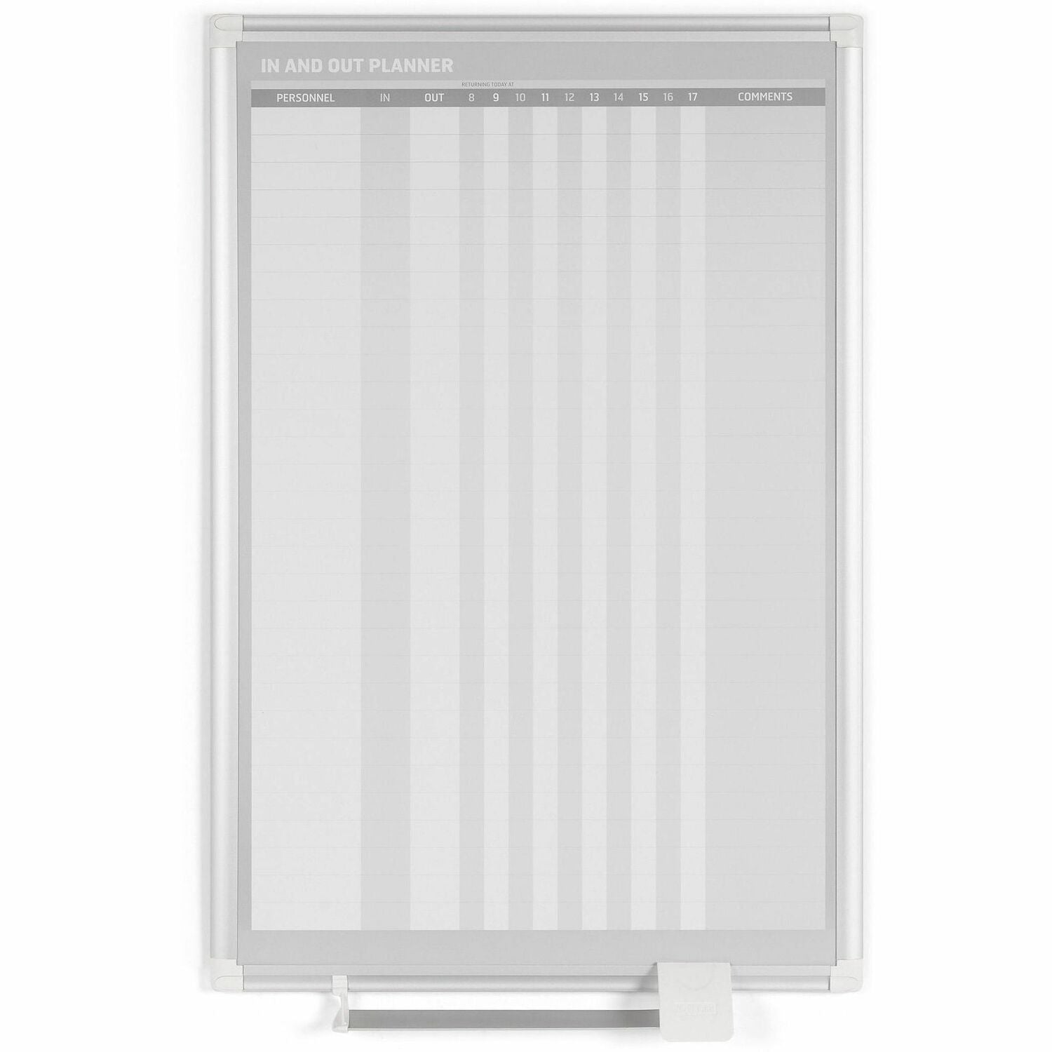 MasterVision Magnetic In/Out Vertical Planner Board