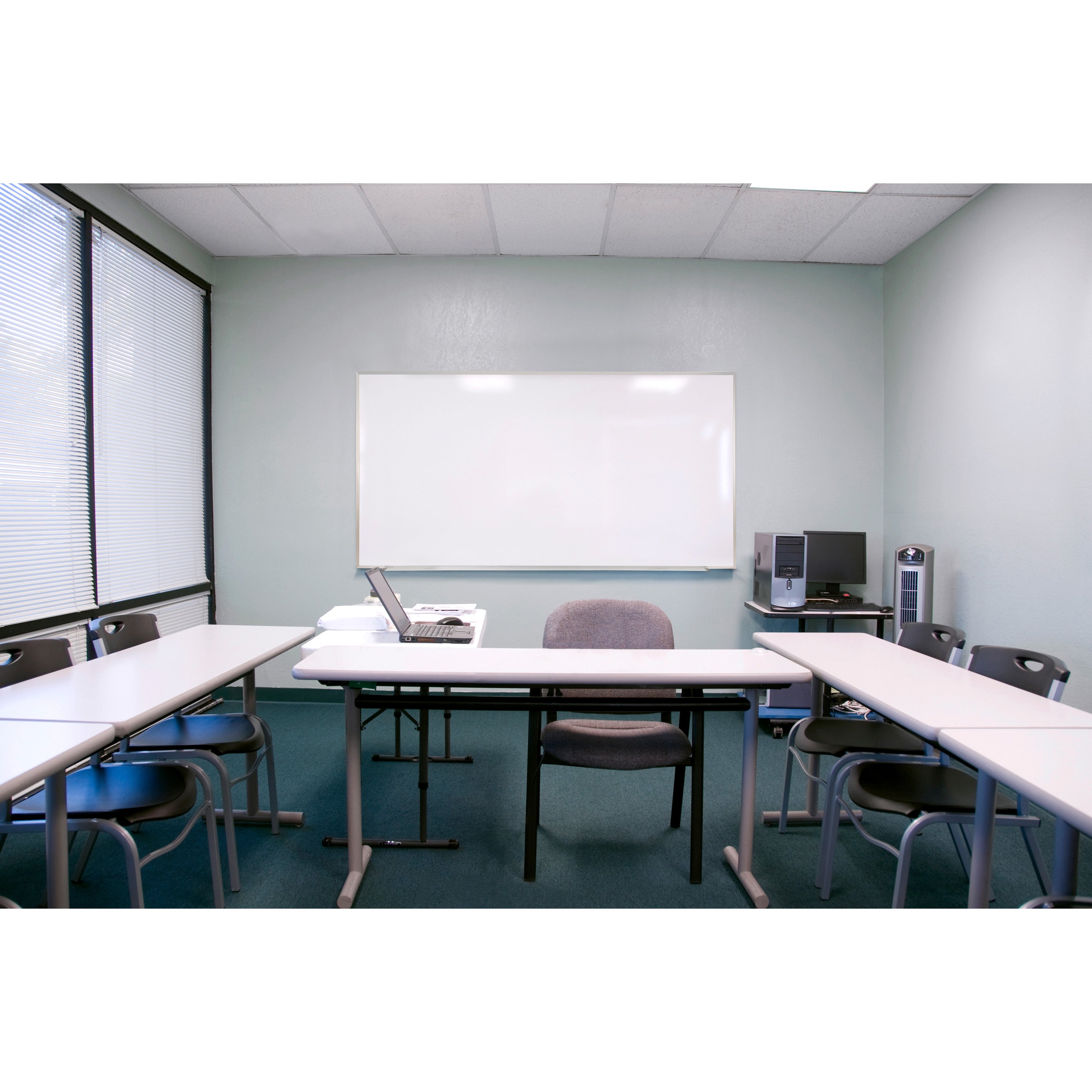 Ghent 24" x 36" Aluminum Frame Magnetic Whiteboard with 1 Marker