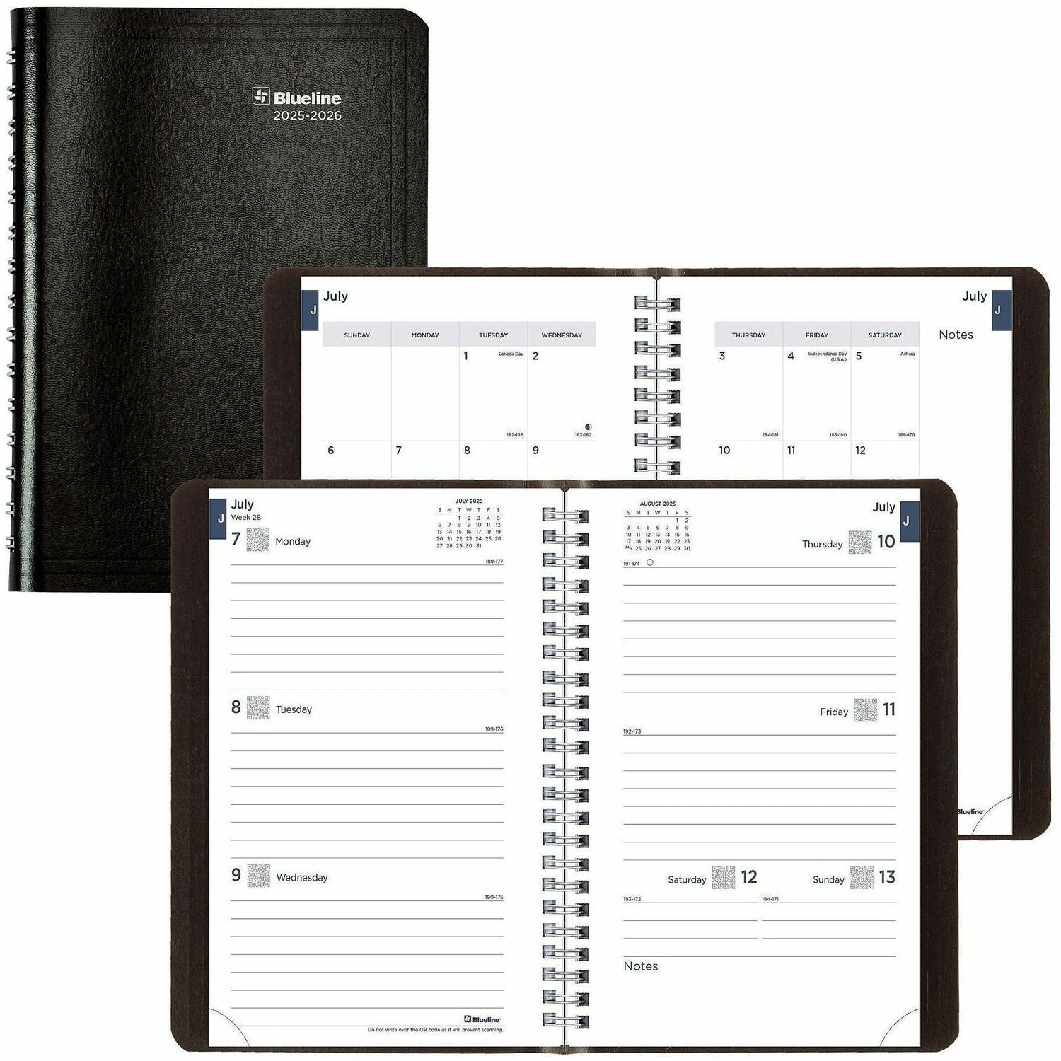 Blueline Essential Academic Weekly/Monthly Planner