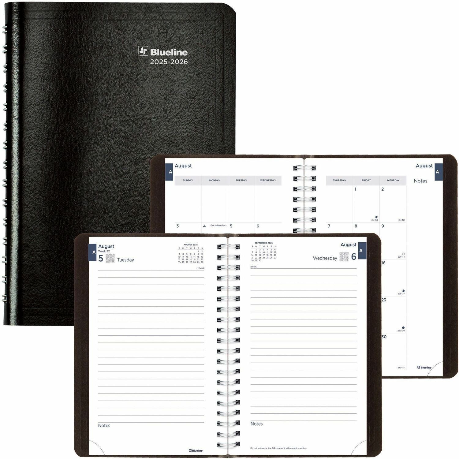 Blueline Essential Academic Daily/Monthly Planner