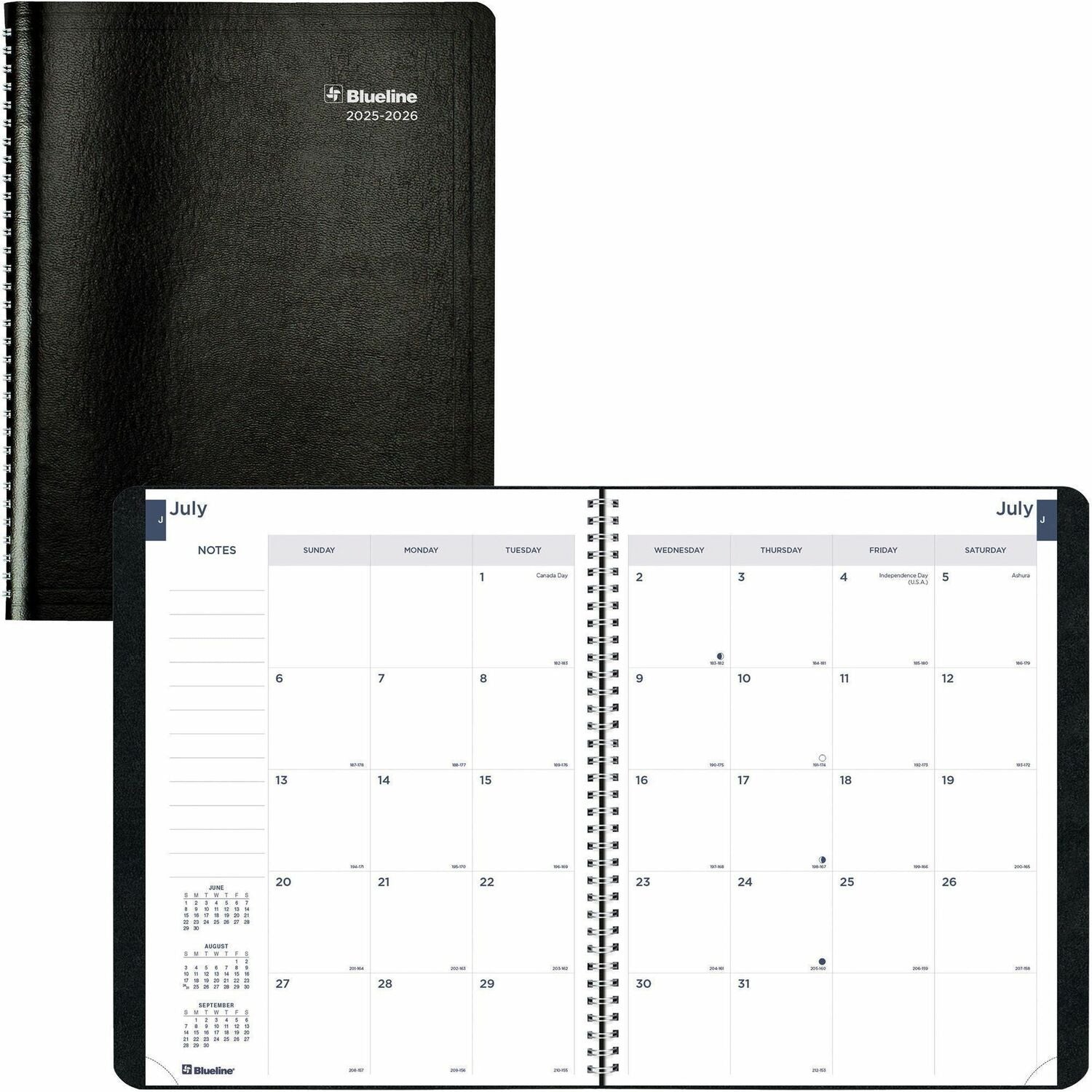 Blueline Essential Academic Monthly Planner
