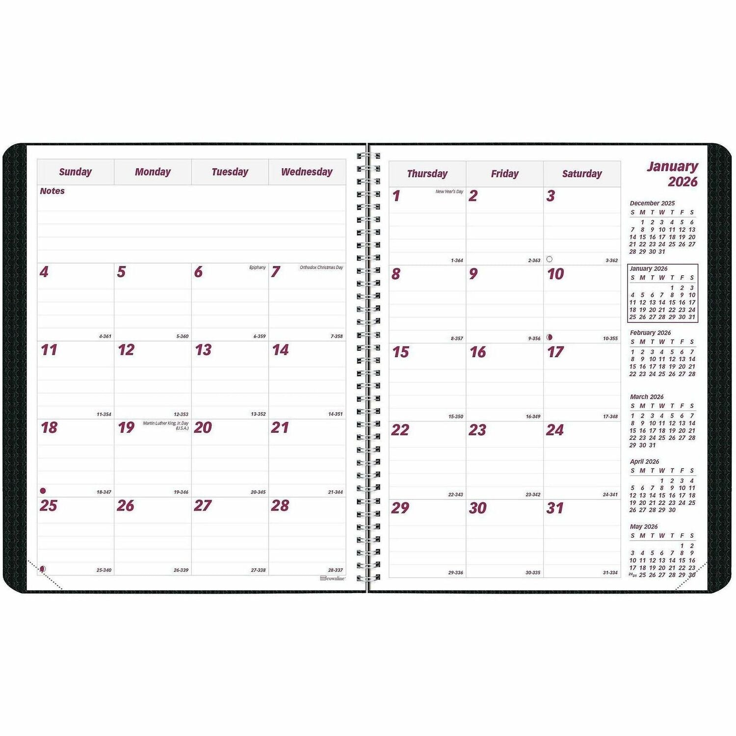 Brownline DuraFlex Monthly Planner