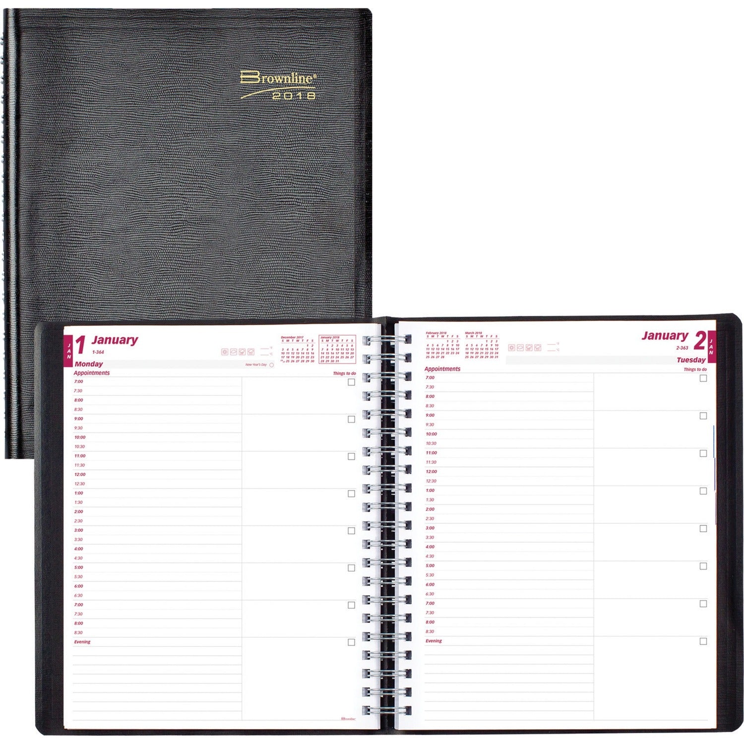 Brownline Essential Daily Planner