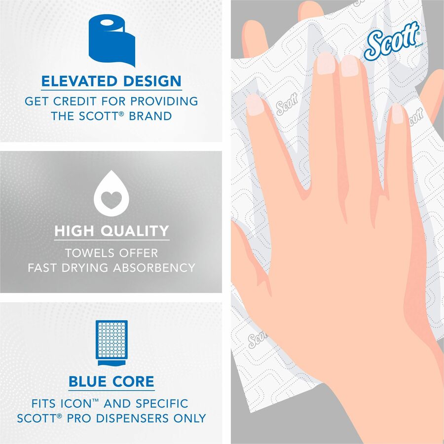Wholesale Scott Paper Towels: Discounts on Scott Hard Roll Towels KCC25702