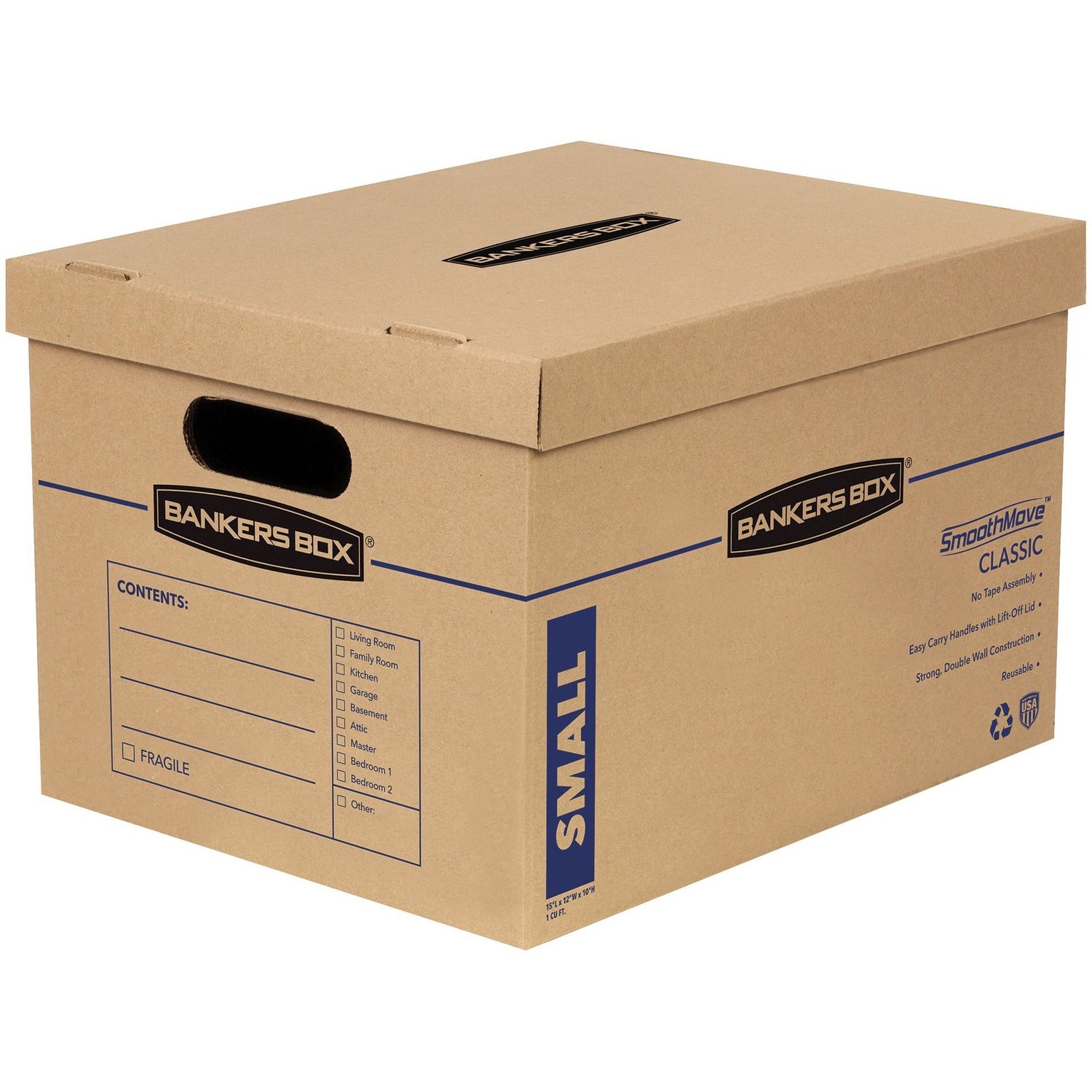 Wholesale Moving Boxes: Discounts on Fellowes Bankers Box SmoothMove&trade; Classic Moving Boxes, Small 20pk FEL7714210
