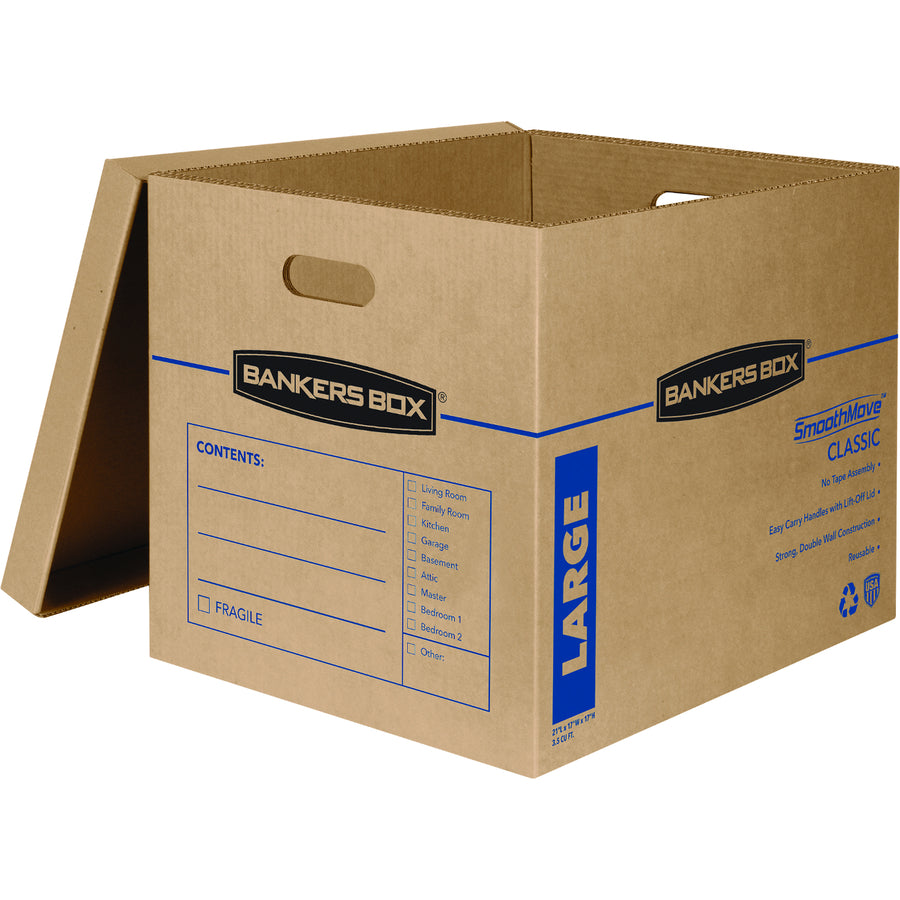 Wholesale Bankers Boxes: Discounts on Fellowes Bankers Box SmoothMove&trade; Classic Moving Boxes, Large FEL7718201