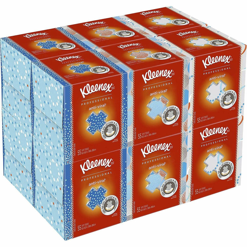 Wholesale Kleenex Facial Tissues: Discounts on Kleenex Anti-viral Facial Tissue KCC21286CT