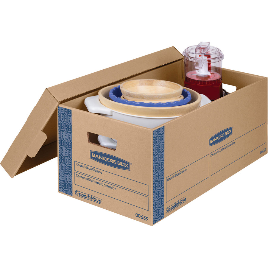 Wholesale Moving Boxes: Discounts on Fellowes Bankers Box SmoothMove&trade; Prime Lift-off Lid Small Moving Boxes FEL0065901