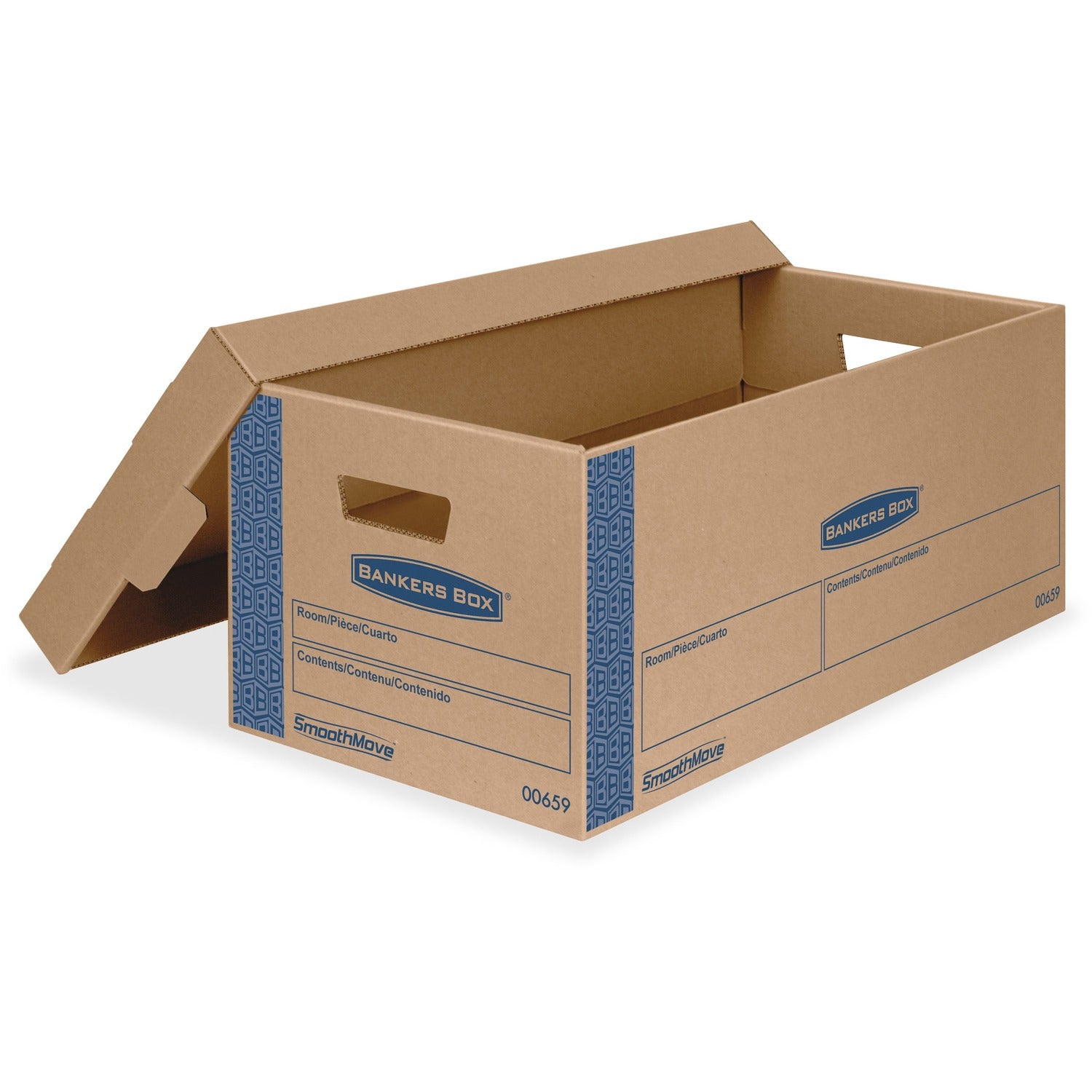 Wholesale Moving Boxes: Discounts on Fellowes Bankers Box SmoothMove&trade; Prime Lift-off Lid Small Moving Boxes FEL0065901